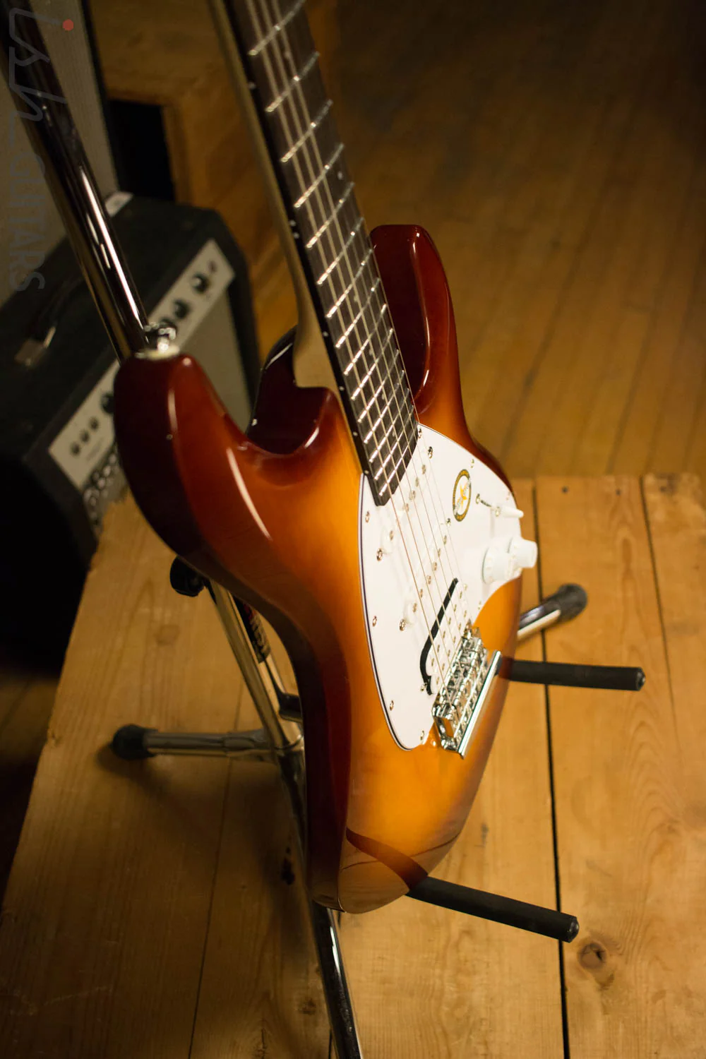 Sterling by Music Man Silo3 Silhouette Electric Guitar Tobacco Sunburst - Image 6