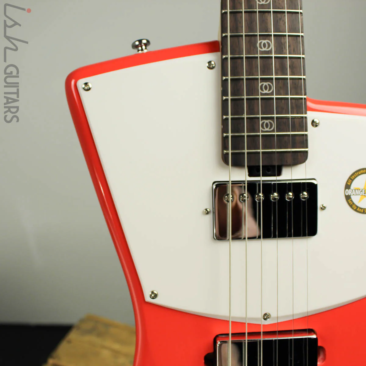 2019 Sterling by Music Man St. Vincent HH Fiesta Red STV60HH-FRD B-Stock - Image 4