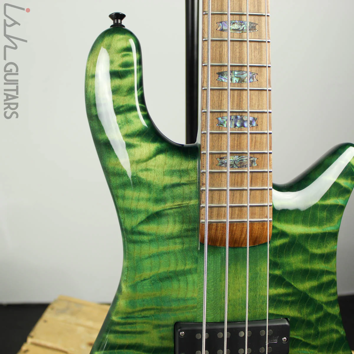 USA Spector NS-4 Custom Algae Green Helium Redwood 7.9 pounds! - Image 4