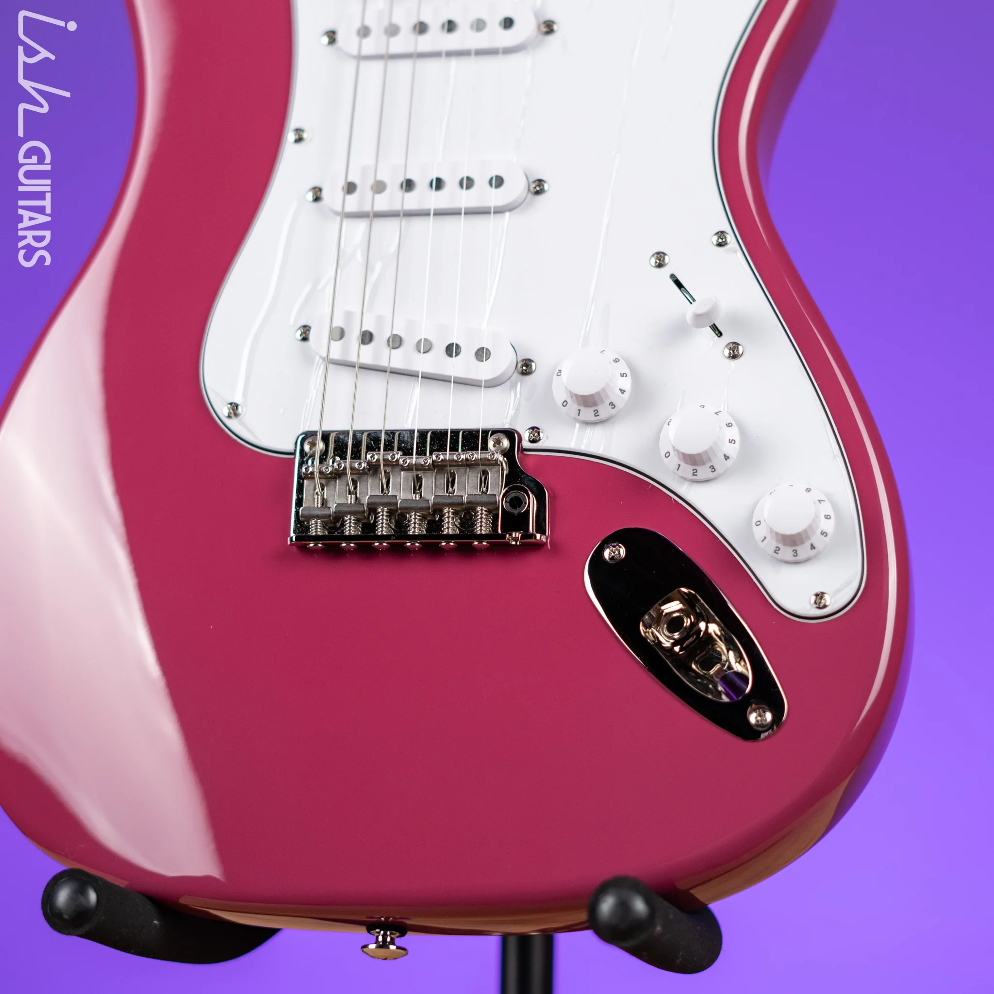PRS SE Silver Sky Dragon Fruit Demo - Image 4