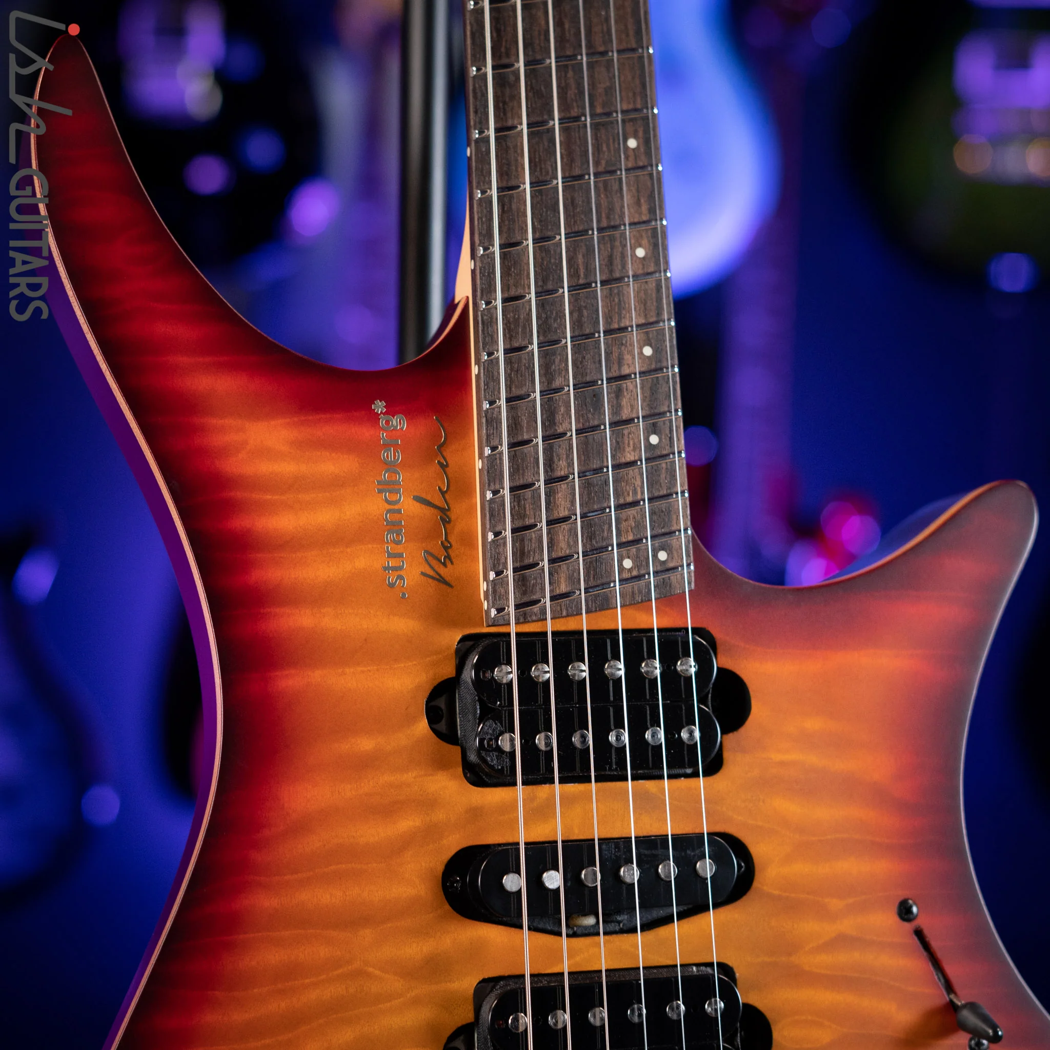 Strandberg Boden Fusion NX 6 Bonfire Red Satin - Image 3
