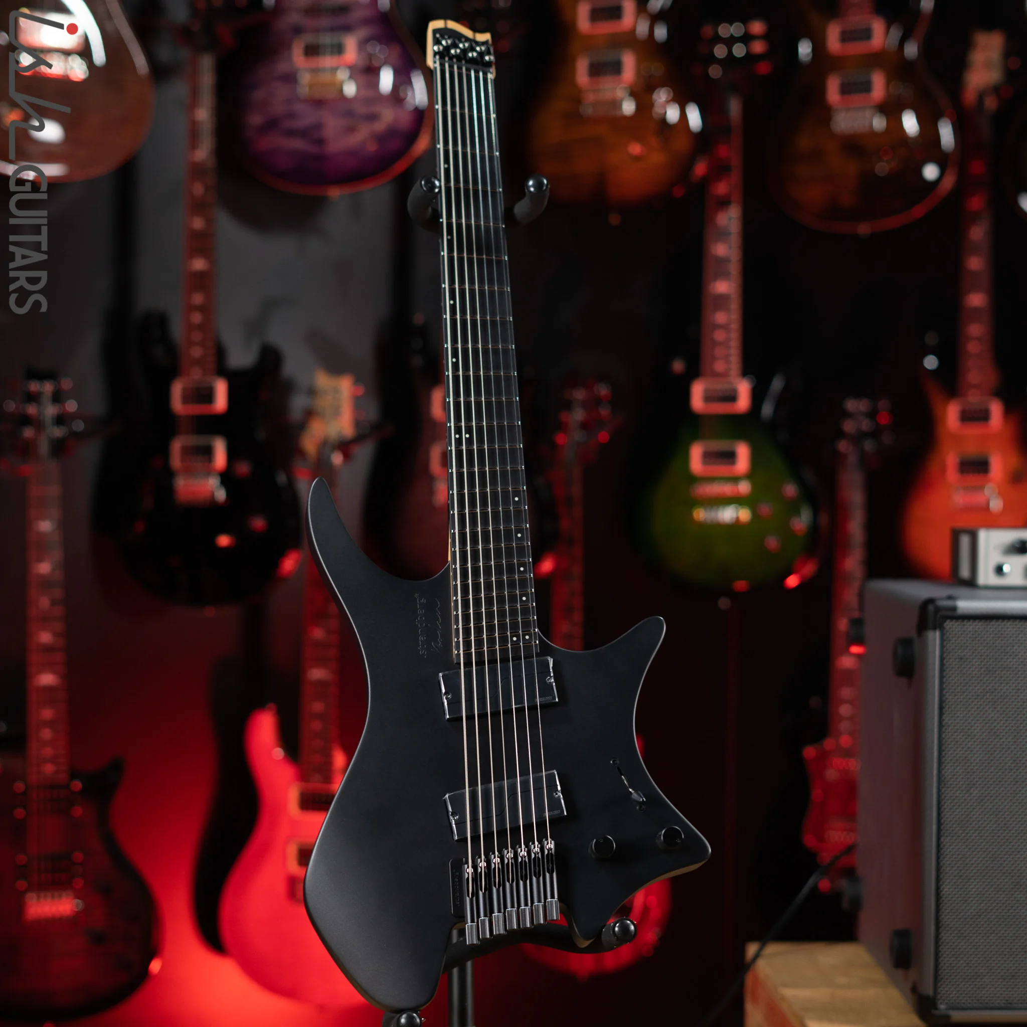 Strandberg Boden Metal NX 7 Multiscale Headless Guitar Black Granite - Image 2