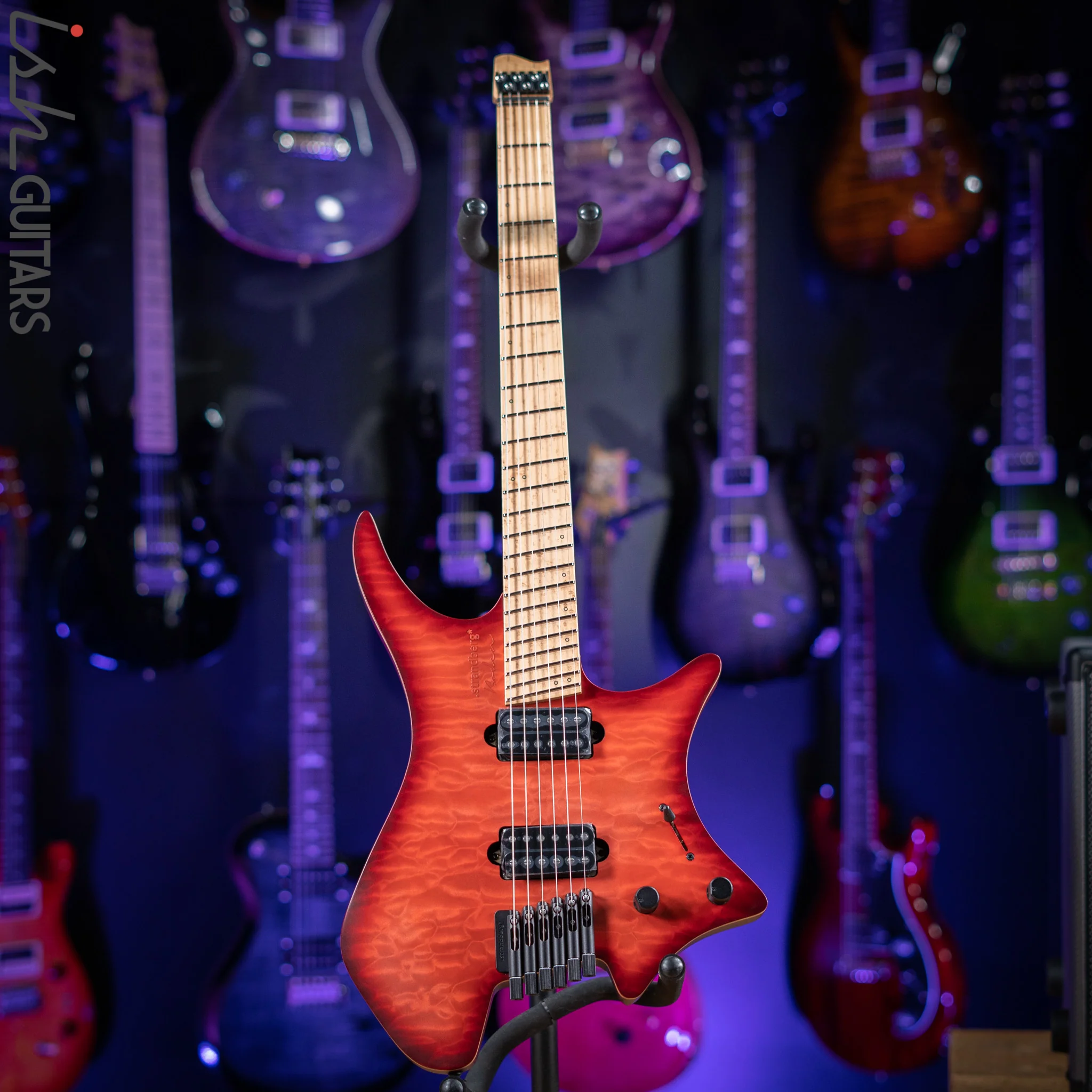 Strandberg Boden Original NX 6 Autumn Red Multi-Scale Headless Guitar - Image 2