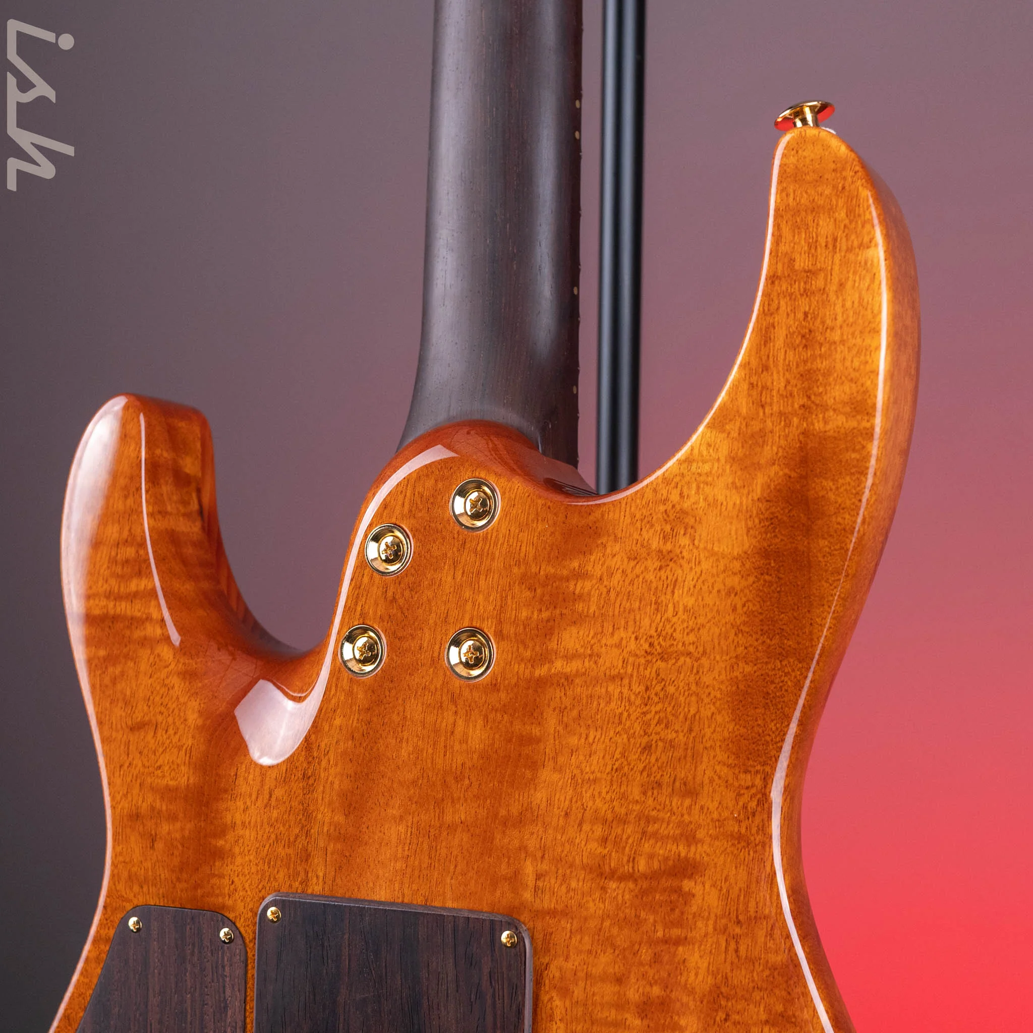 2015 Suhr Modern Carve Natural Top Figured Redwood Collection #27214 - Image 10