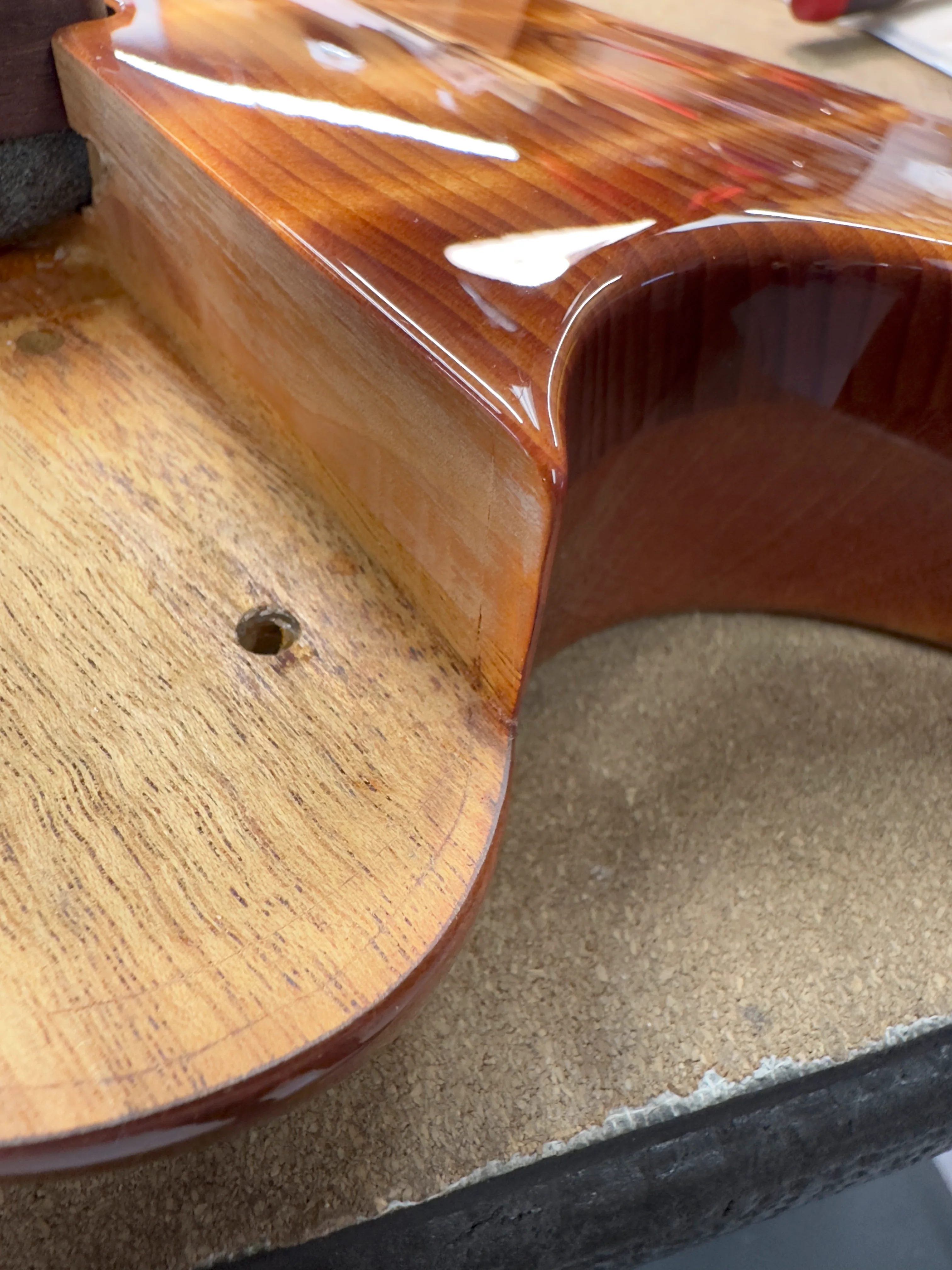 2015 Suhr Modern Carve Natural Top Figured Redwood Collection #27214 - Image 21