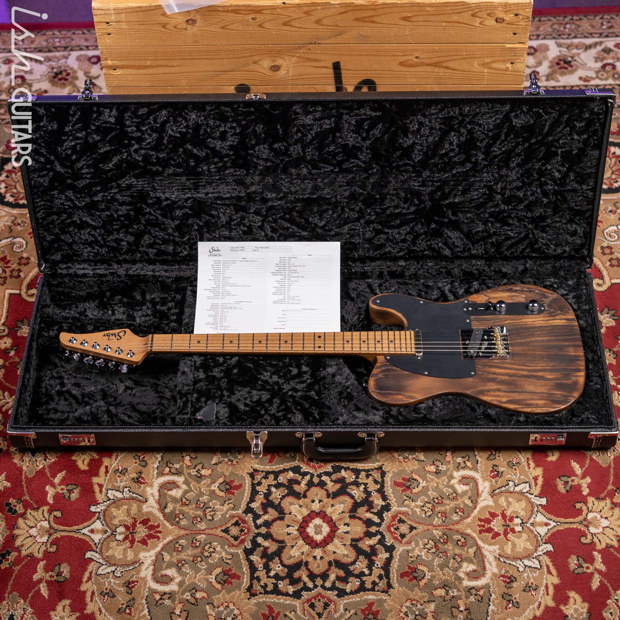 Suhr Modern T SS Andy Wood Signature Whiskey Barrel - Image 12