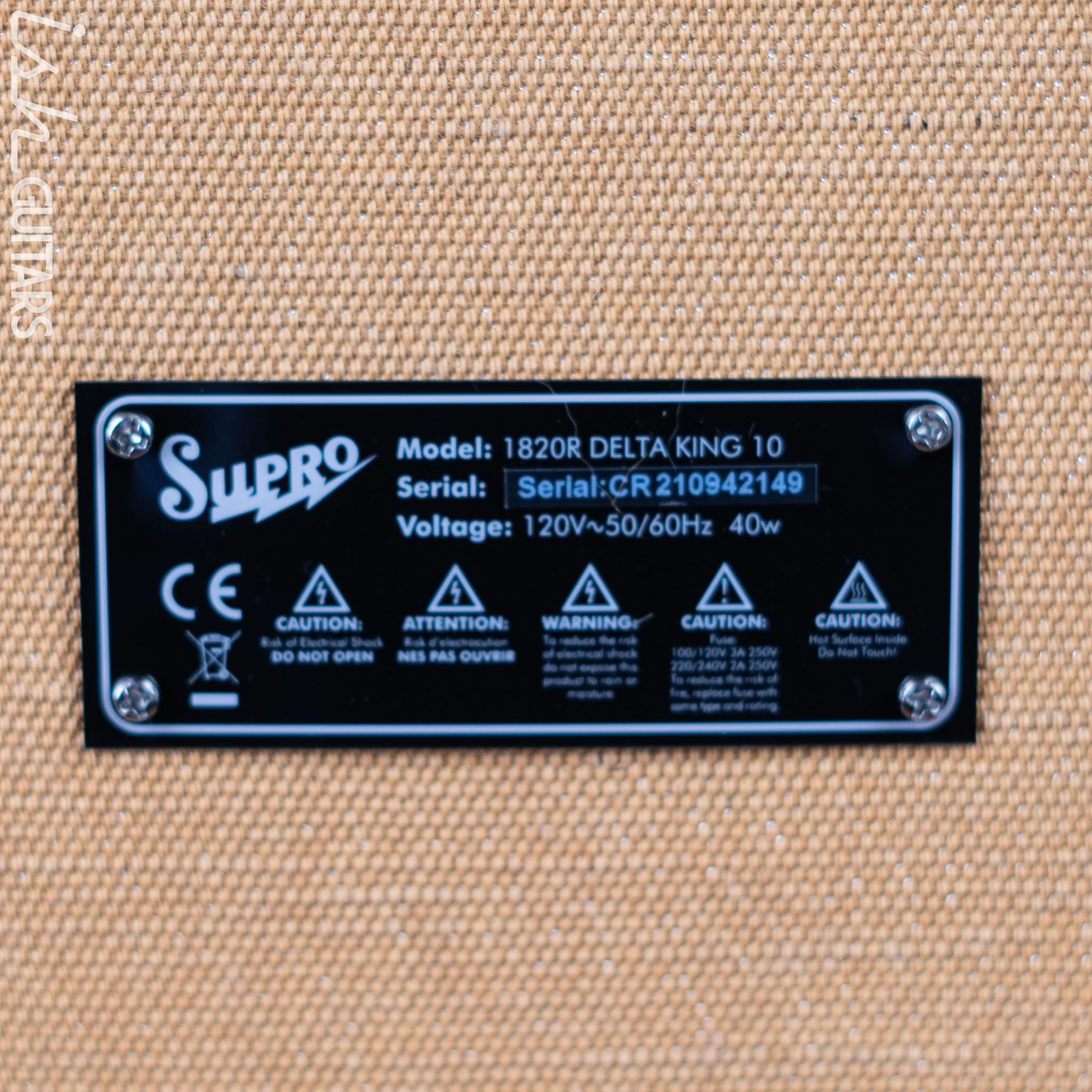 Supro Delta King 10 DK10 1x10" 5W Tube Combo Amp Tweed - Image 10