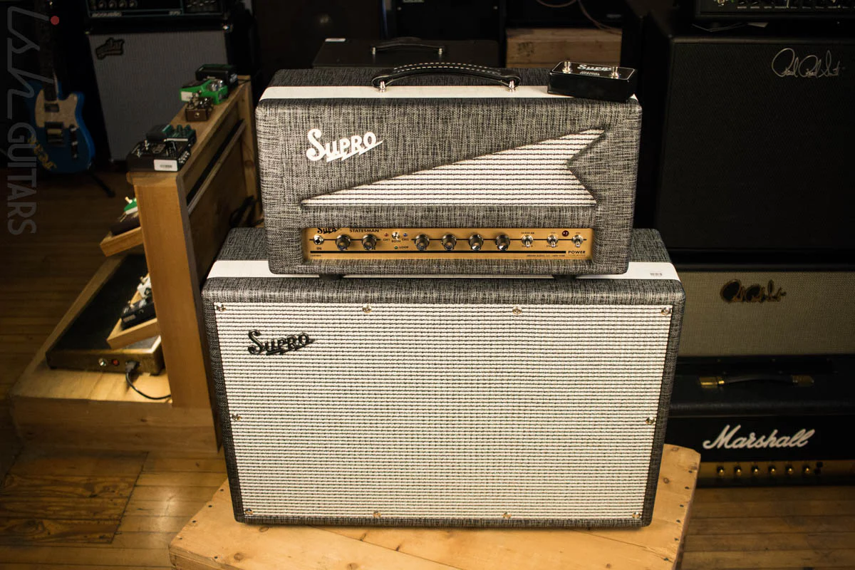 Supro 1799 Statesman 150W 2x12 Guitar Extension Speaker Cabinet - Image 8