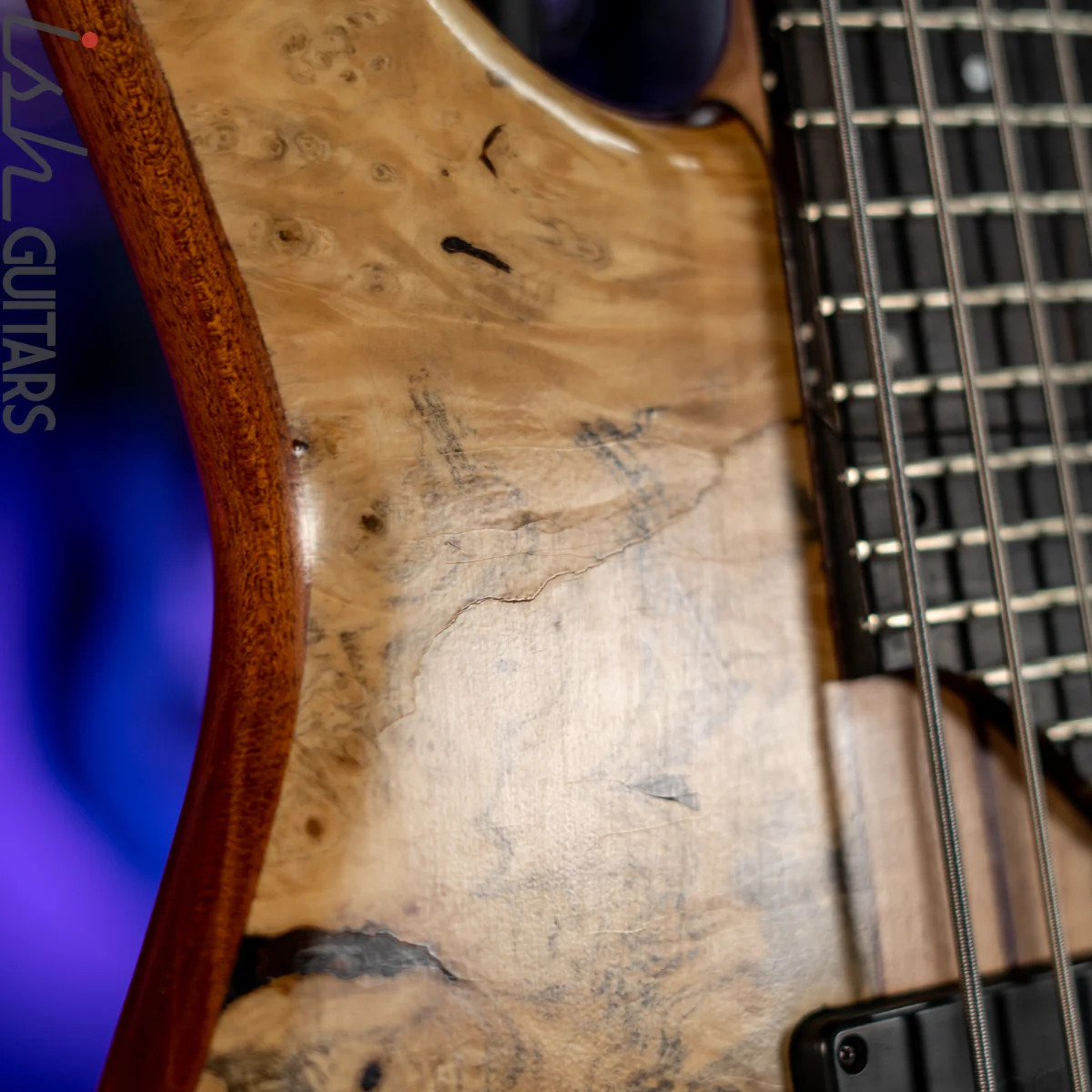 Surine Quest Series I 5-String Bass Natural Buckeye Burl - Image 16
