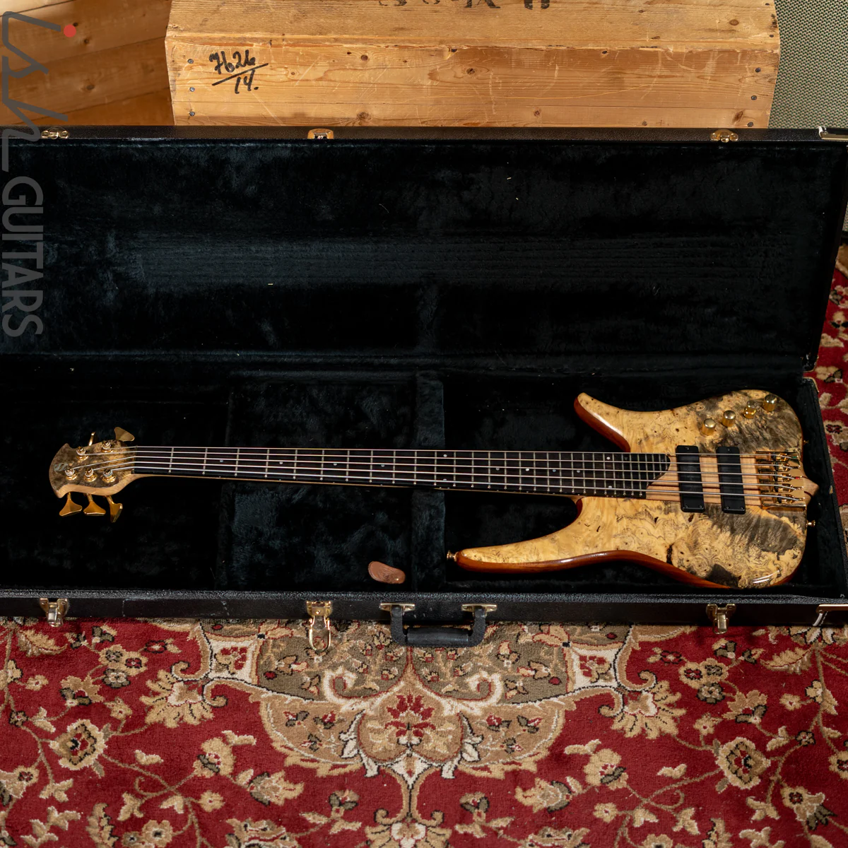 Surine Quest Series I 5-String Bass Natural Buckeye Burl - Image 22