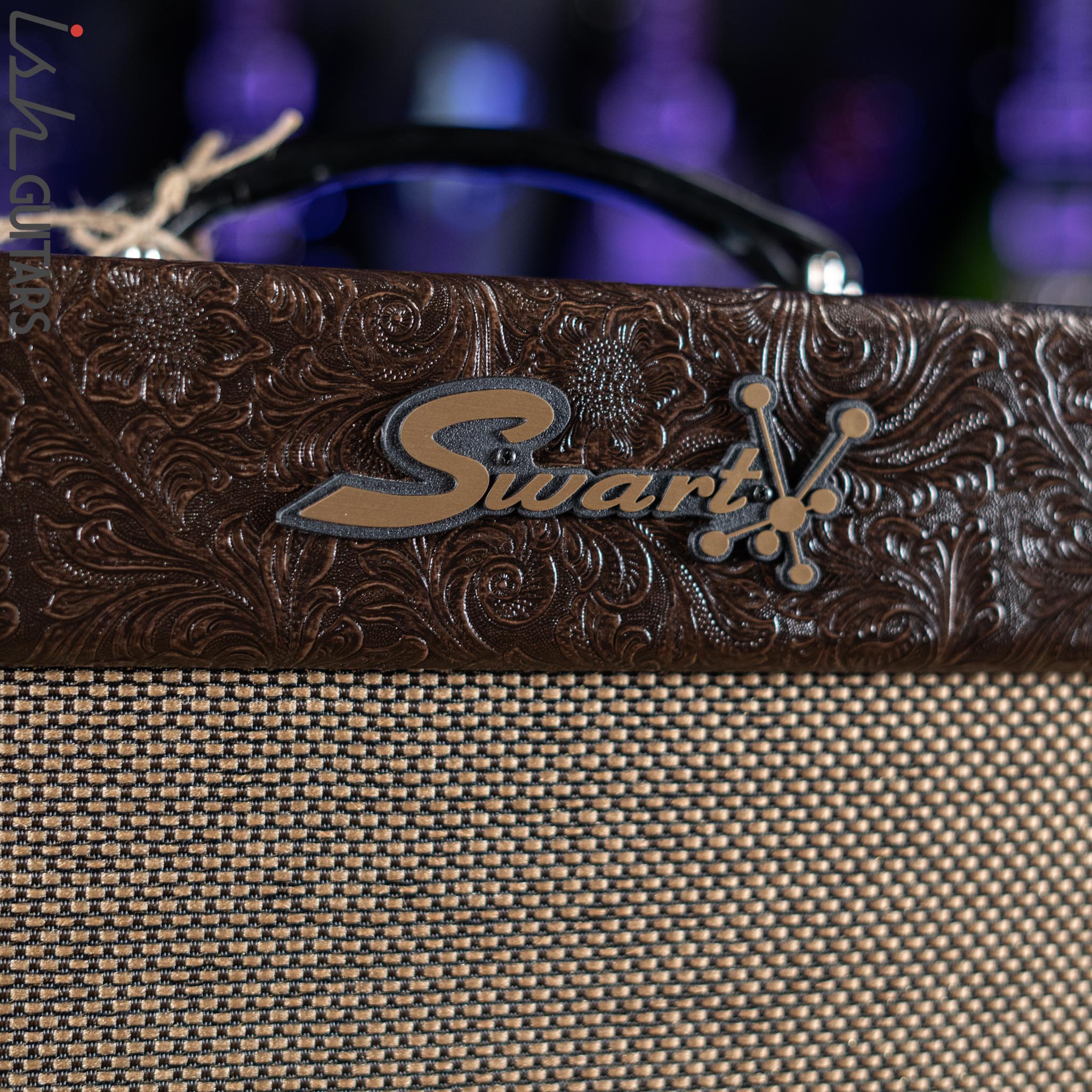 Swart MOD 84 1x12 Combo Brown Western Tolex Stripe - Image 3