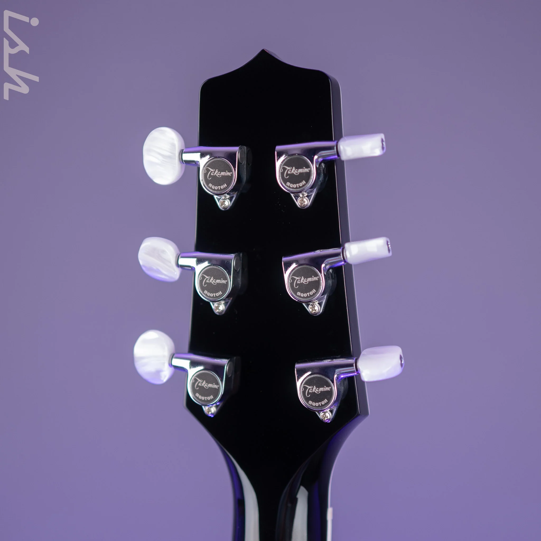 Takamine EF341DX Acoustic-Electric Guitar Black Demo - Image 10