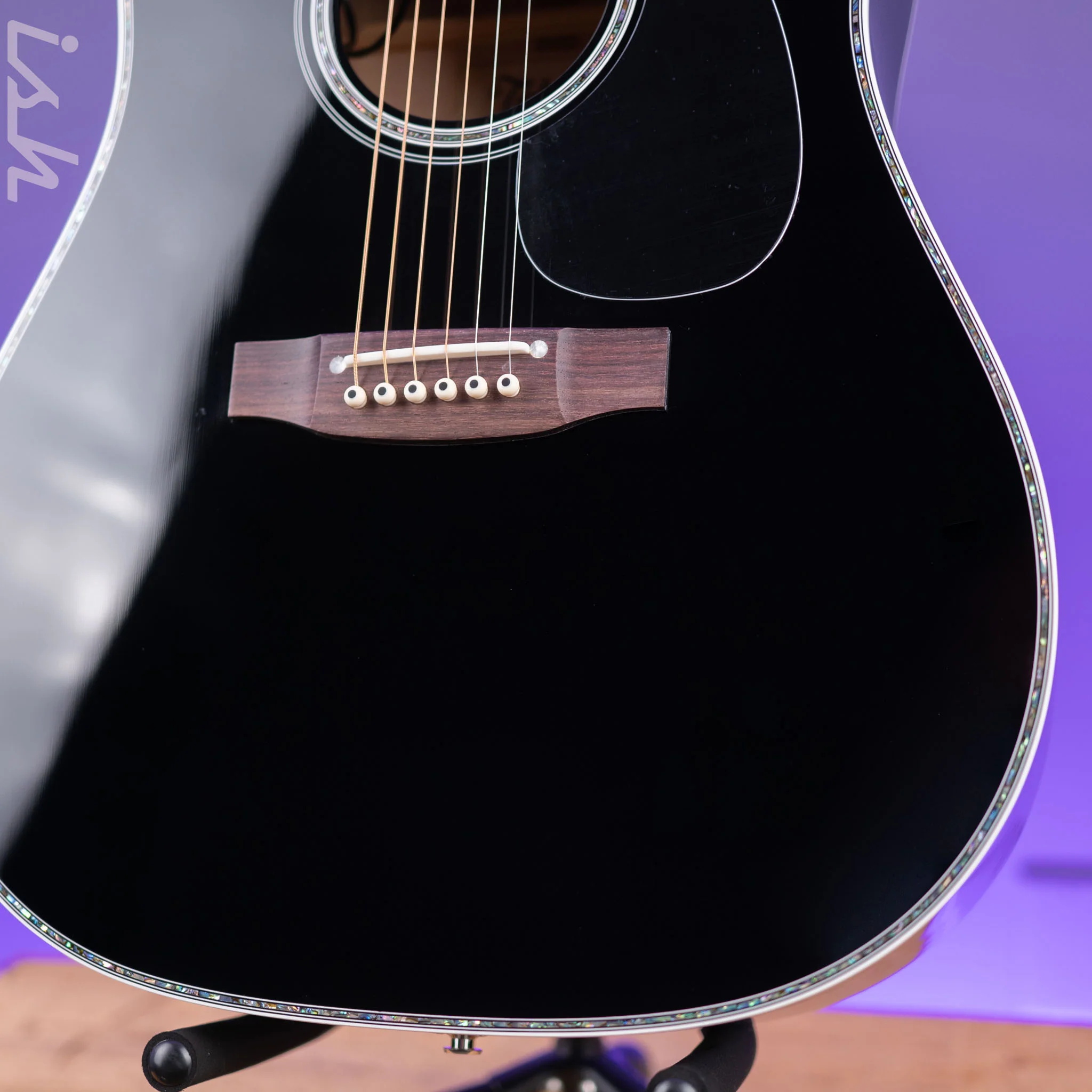 Takamine EF341DX Acoustic-Electric Guitar Black Demo - Image 4