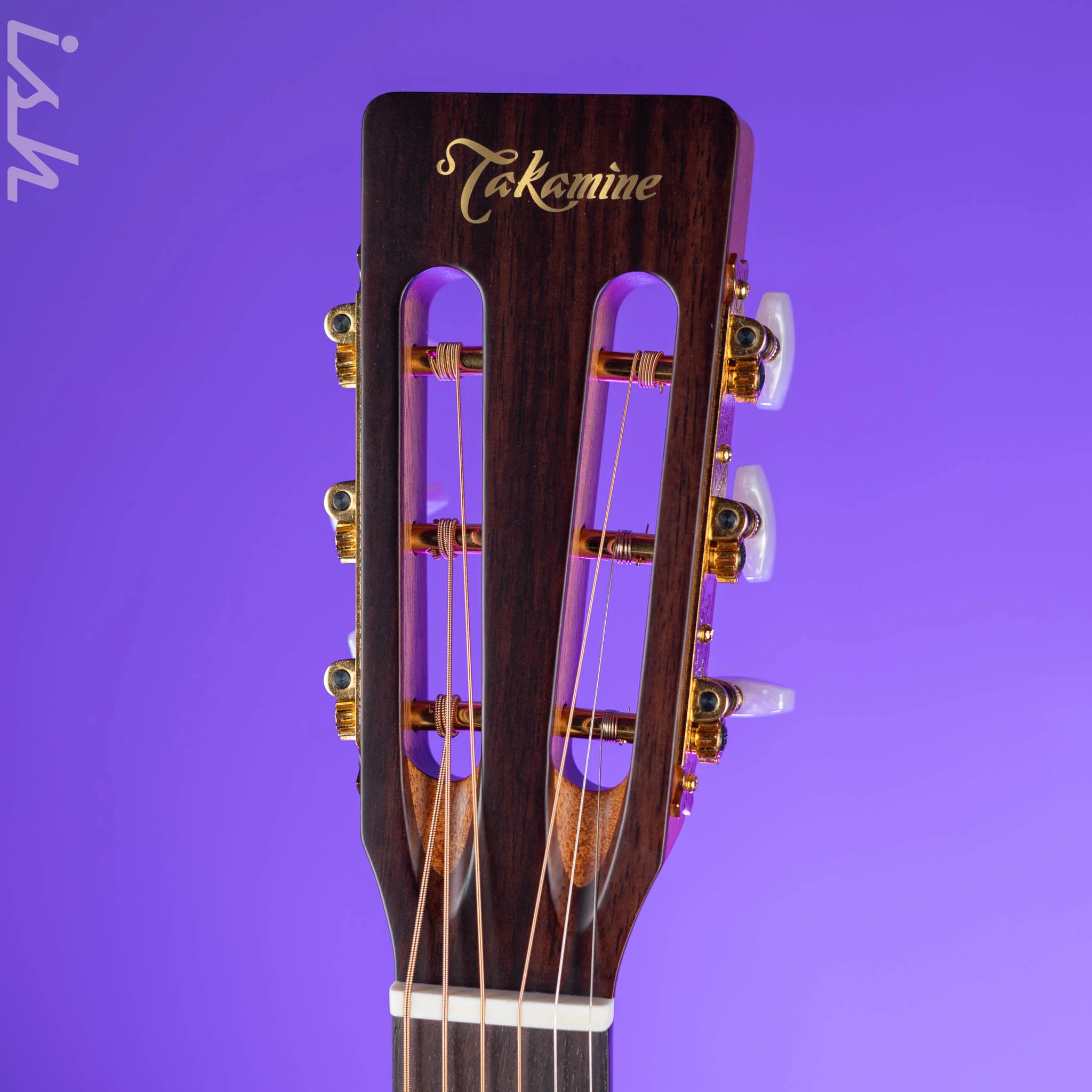 Takamine EF407 New Yorker Parlor Acoustic-Electric Guitar Natural - Image 5