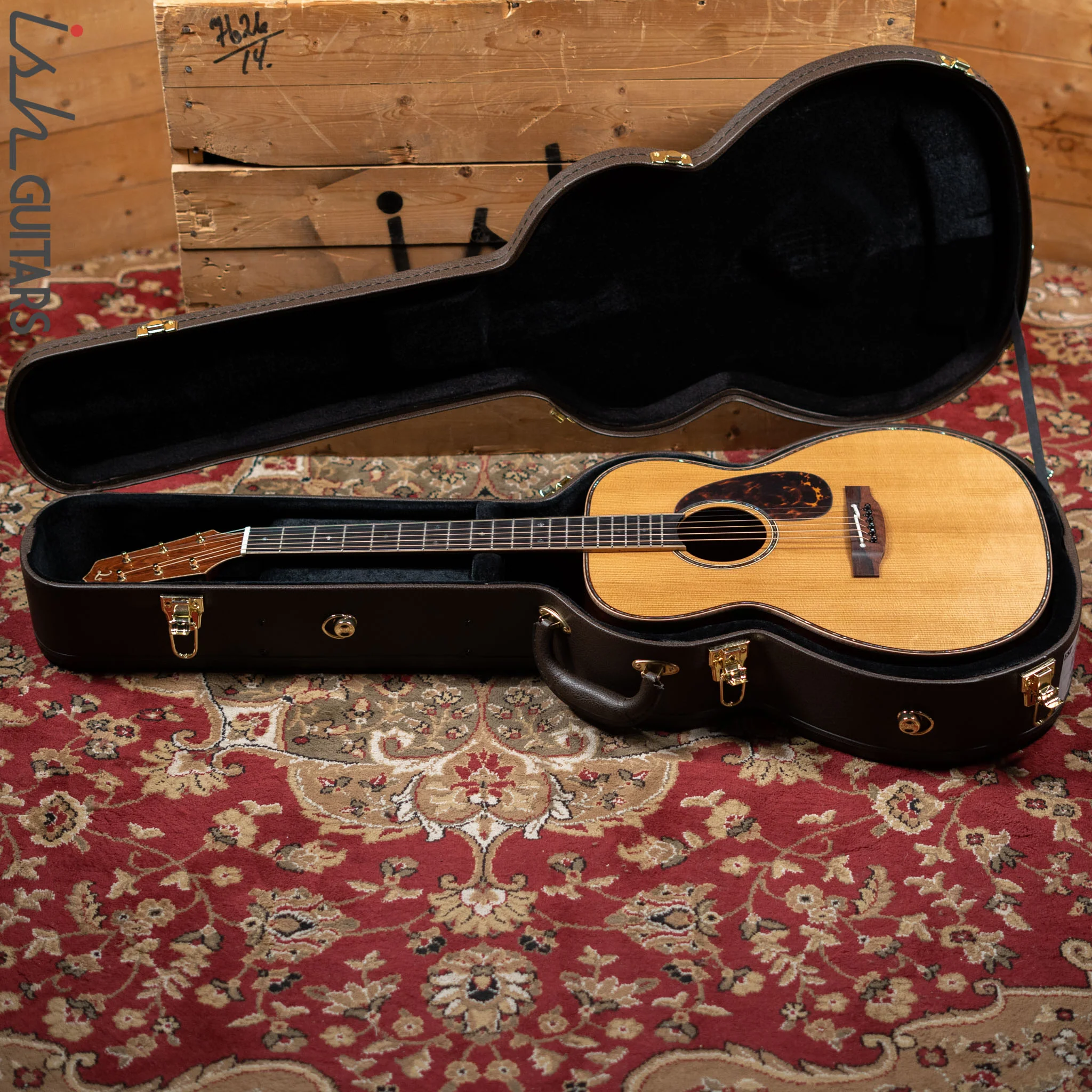 Takamine EF75M-TT Natural Solid Thermal Spruce Acoustic-Electric Guitar - Image 12