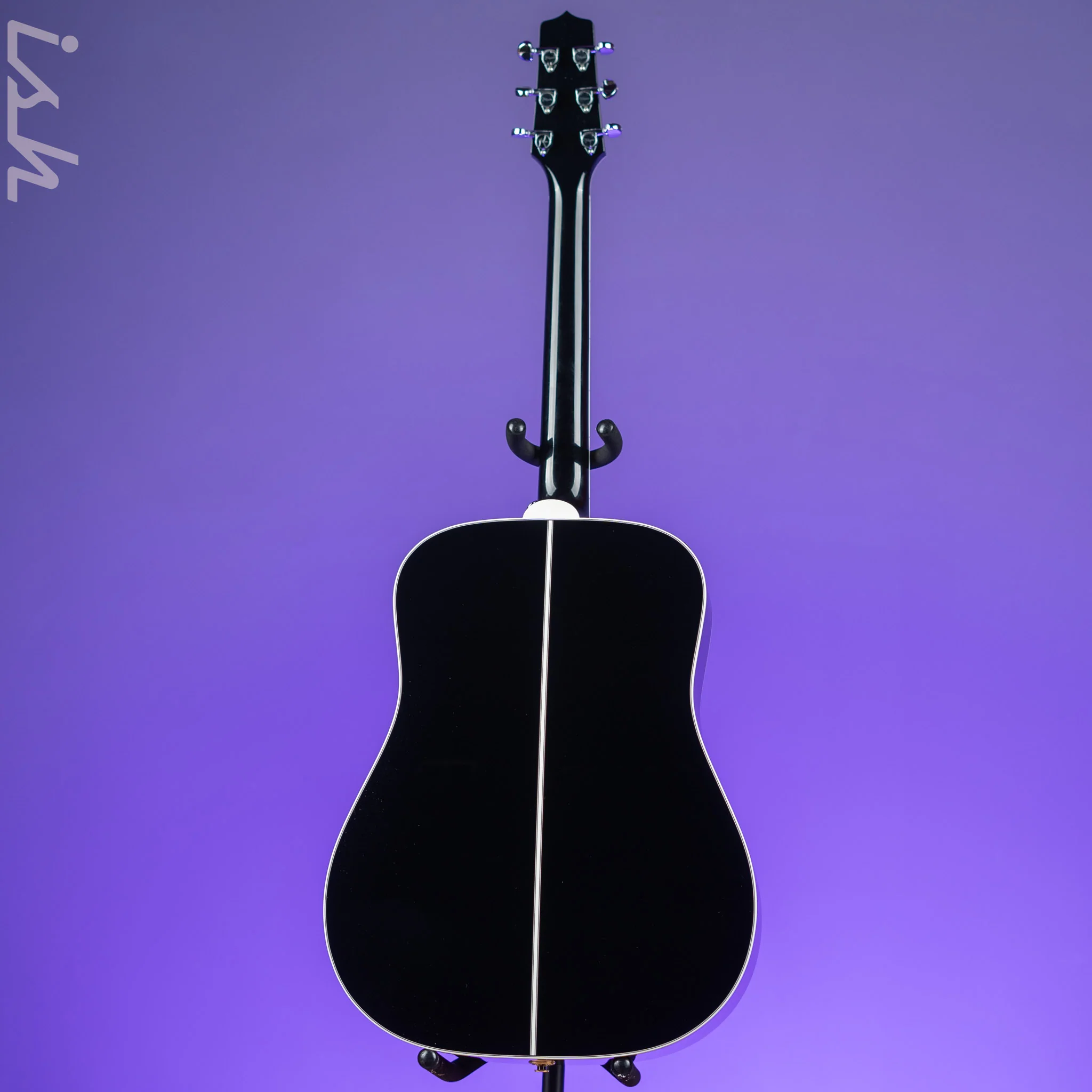 Takamine FT341 Limited Edition Dreadnought Acoustic-Electric Guitar Black Demo - Image 6