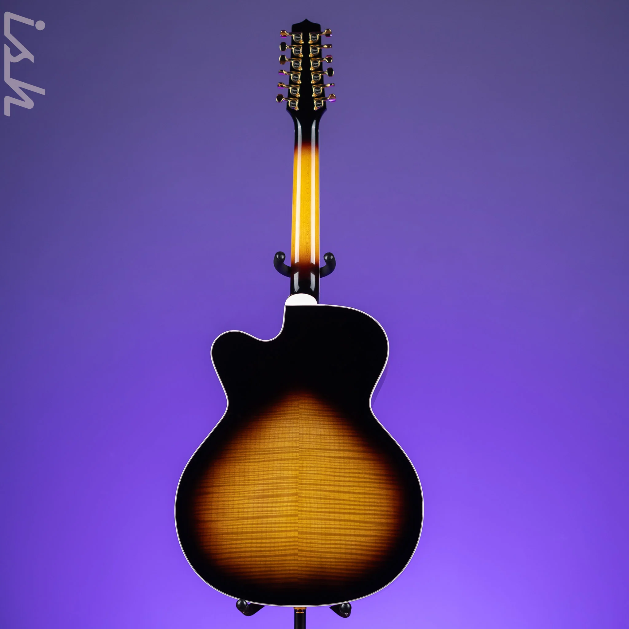 Takamine P6JC-12 Pro Series Jumbo 12-String Acoustic-Electric Brown Sunburst Gloss - Image 7