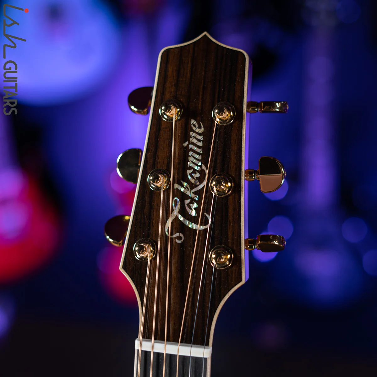 Takamine P7D Acoustic Electric Guitar Natural - Image 7