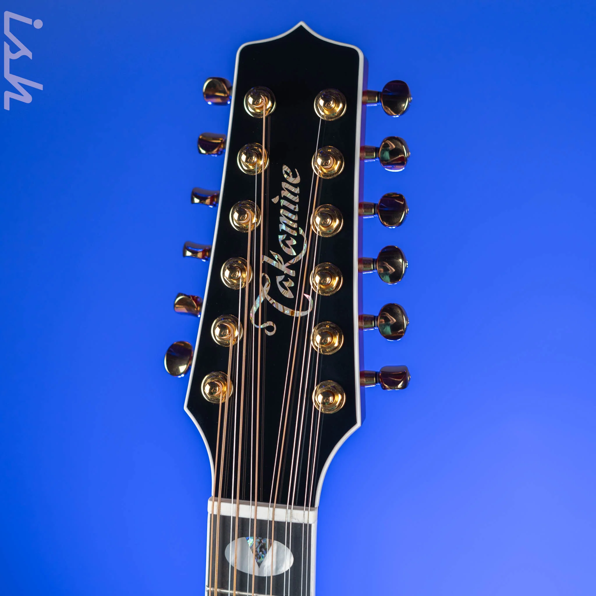 Takamine Thinline TSP158C-12 12-String Acoustic-Electric Guitar See-Through Red Demo - Image 5