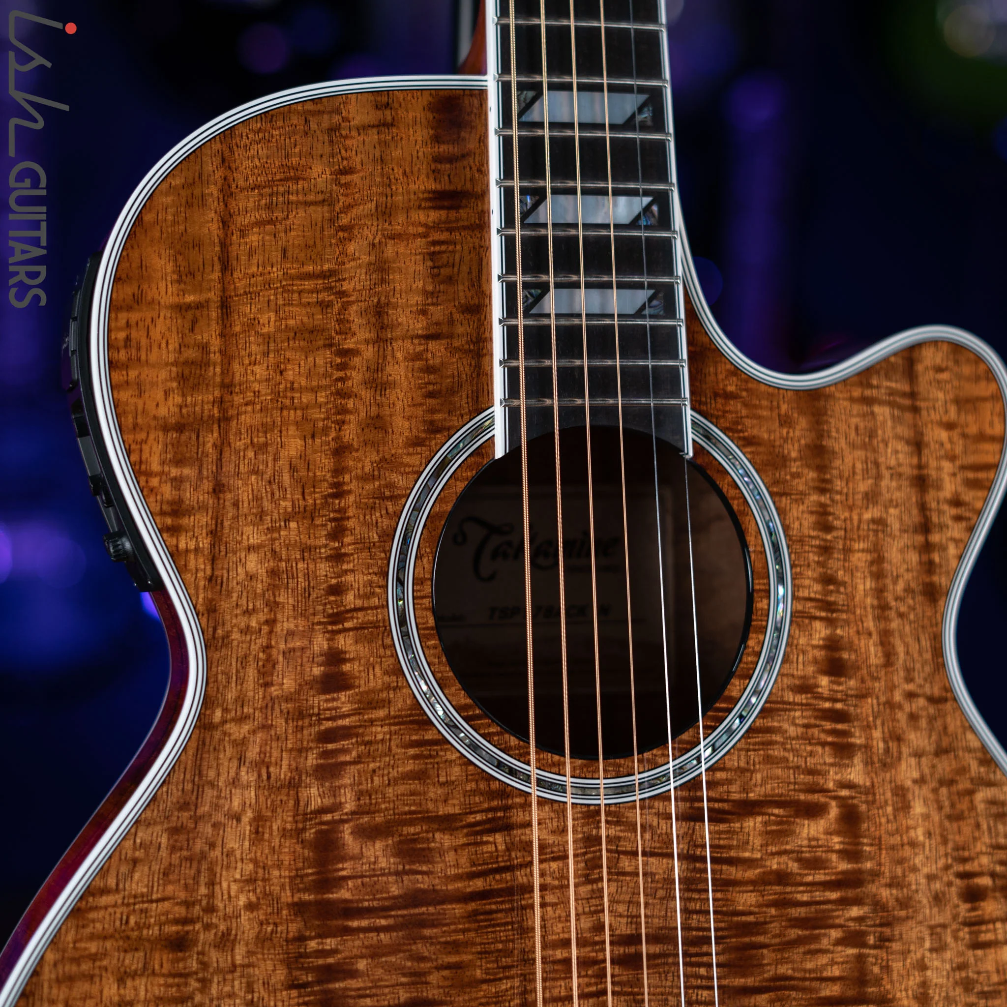 Takamine TSP178ACK Koa Thinline Acoustic Guitar Natural - Image 3