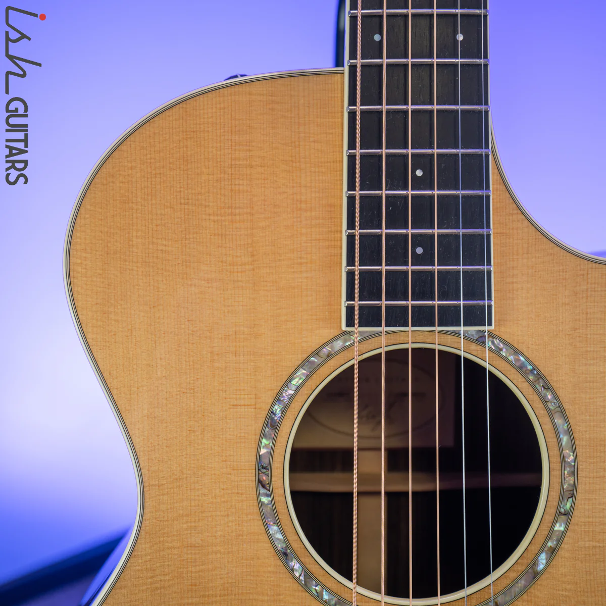 2010 Taylor 12-Fret Grand Concert Acoustic Electric Guitar - Image 3