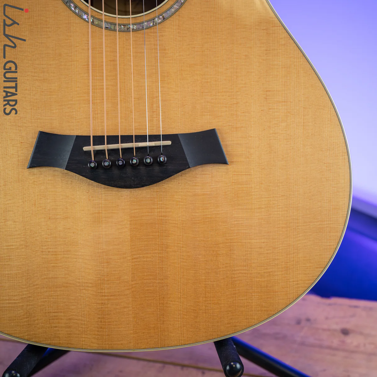 2010 Taylor 12-Fret Grand Concert Acoustic Electric Guitar - Image 4