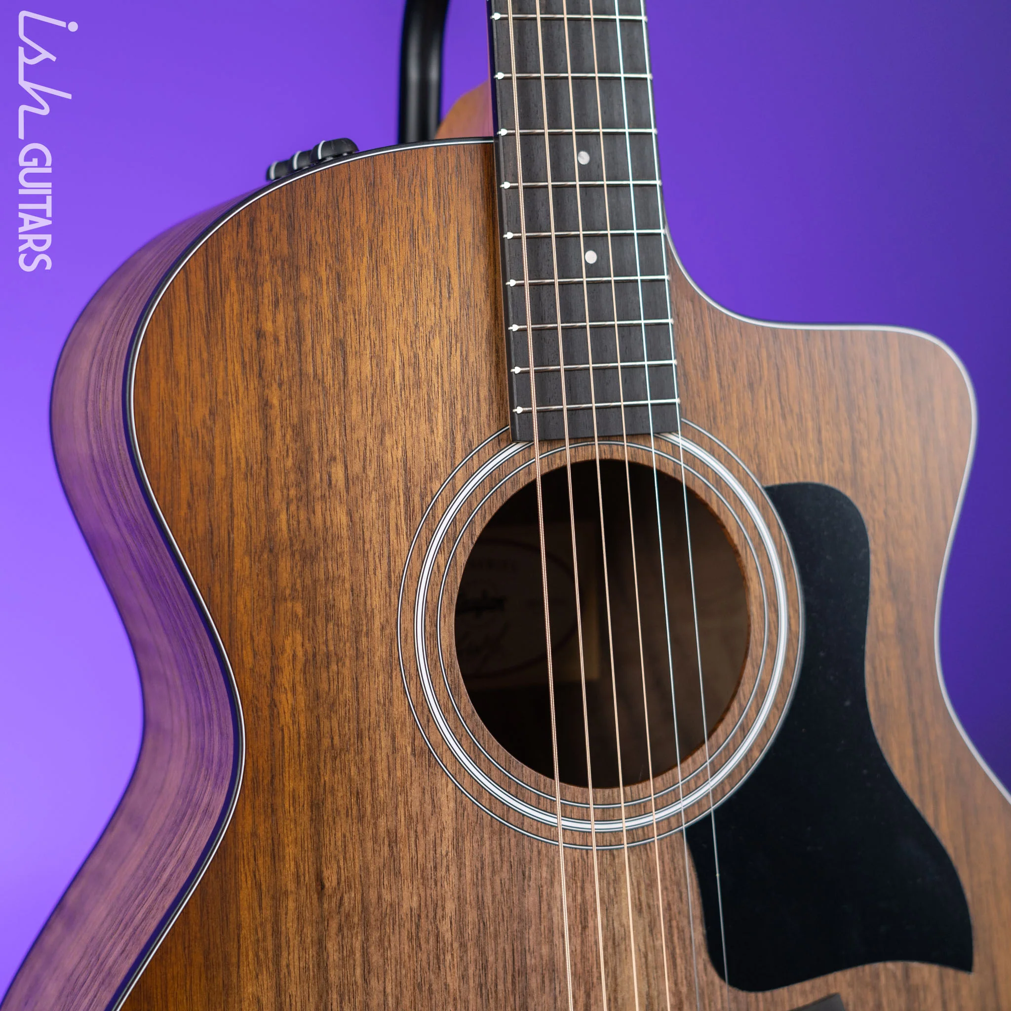 Taylor 124ce Special Edition Walnut Acoustic-Electric Guitar - Image 3
