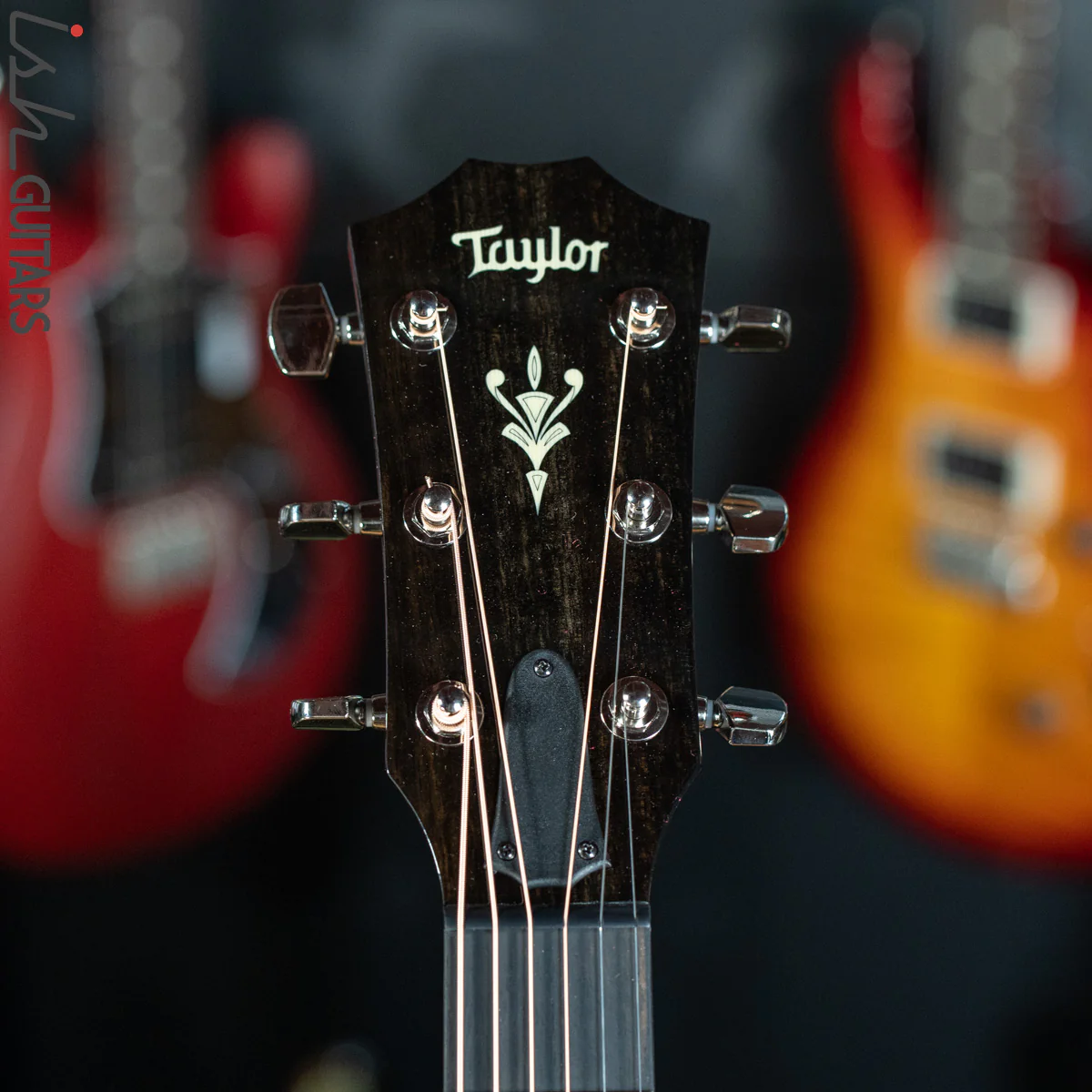 Taylor 524ce V-Class Shaded Edgeburst Mahogany Grand Auditorium - Image 7