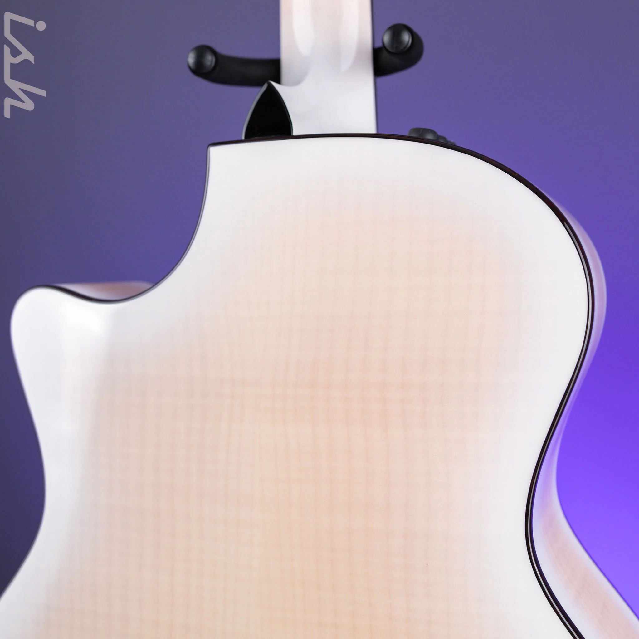 Taylor 614ce LTD Maple/Sitka 50th Anniversary Trans White with Edgeburst - Image 8