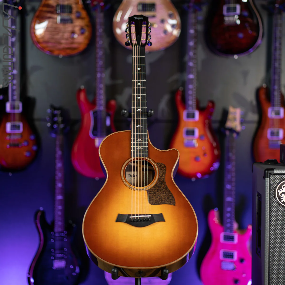 Taylor 712ce 12-Fret Western Sunburst Top - Image 2