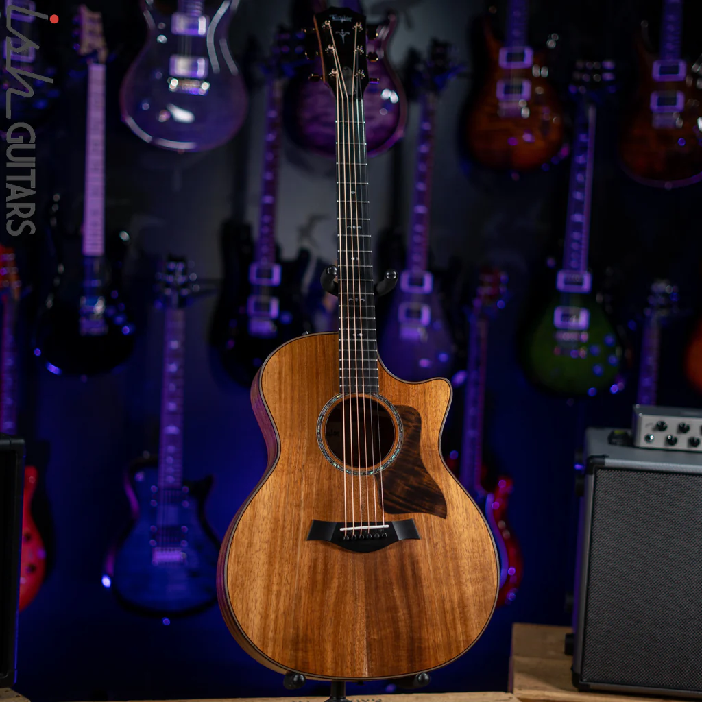 Taylor 724ce Acoustic-Electric Guitar Natural Hawaiian Koa - Image 2