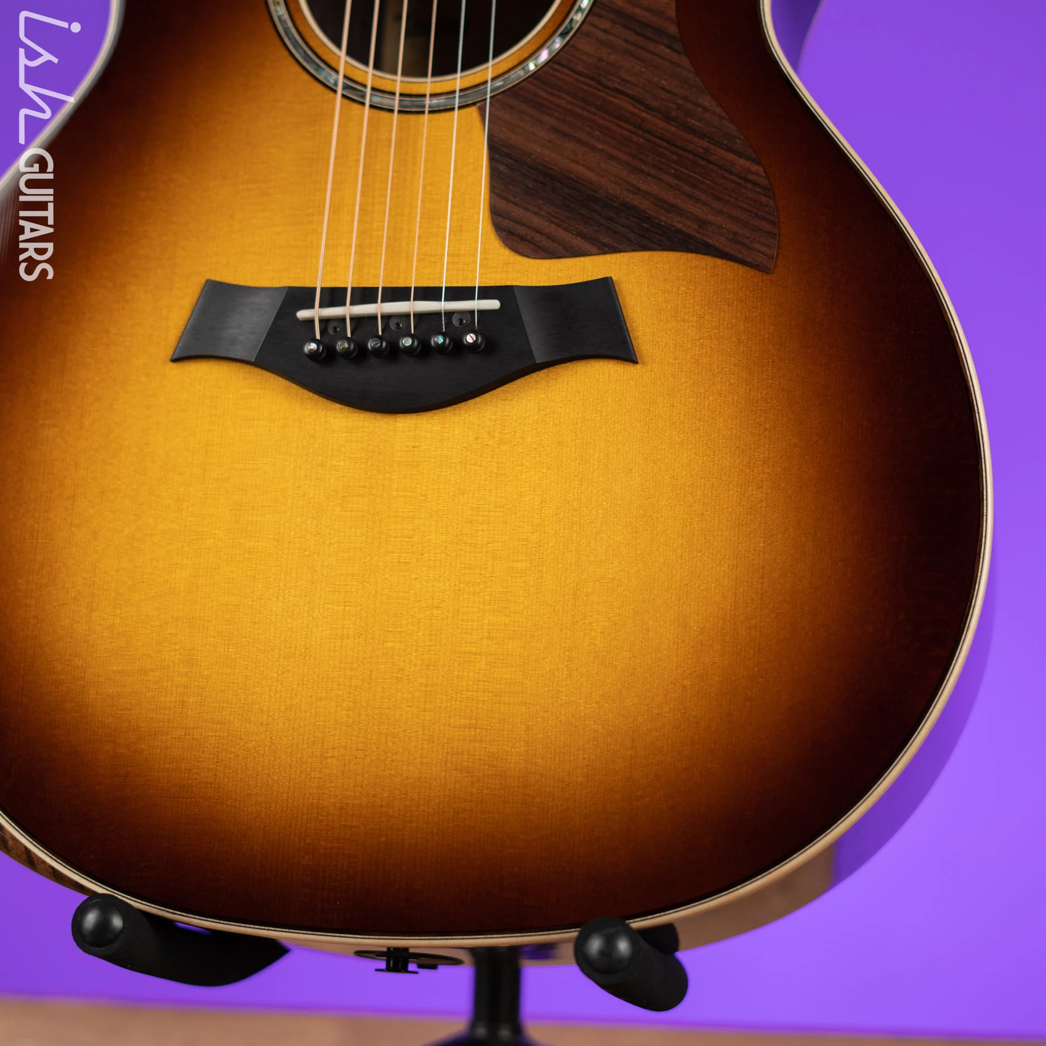 Taylor 814ce Grand Auditorium Acoustic-Electric Guitar Tobacco Sunburst - Image 4