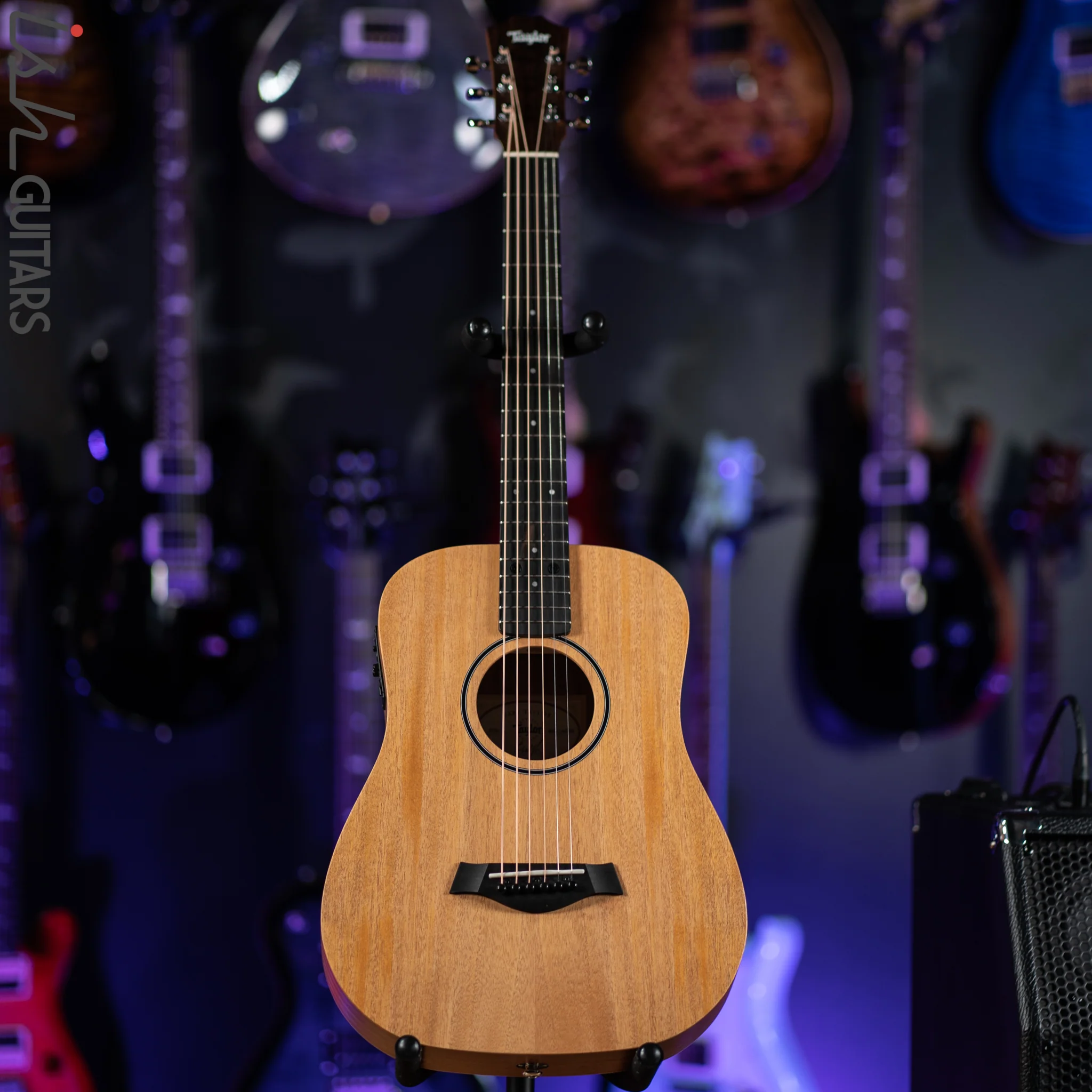 Taylor Baby Mahogany BT2e Acoustic-Electric Guitar Natural - Image 2