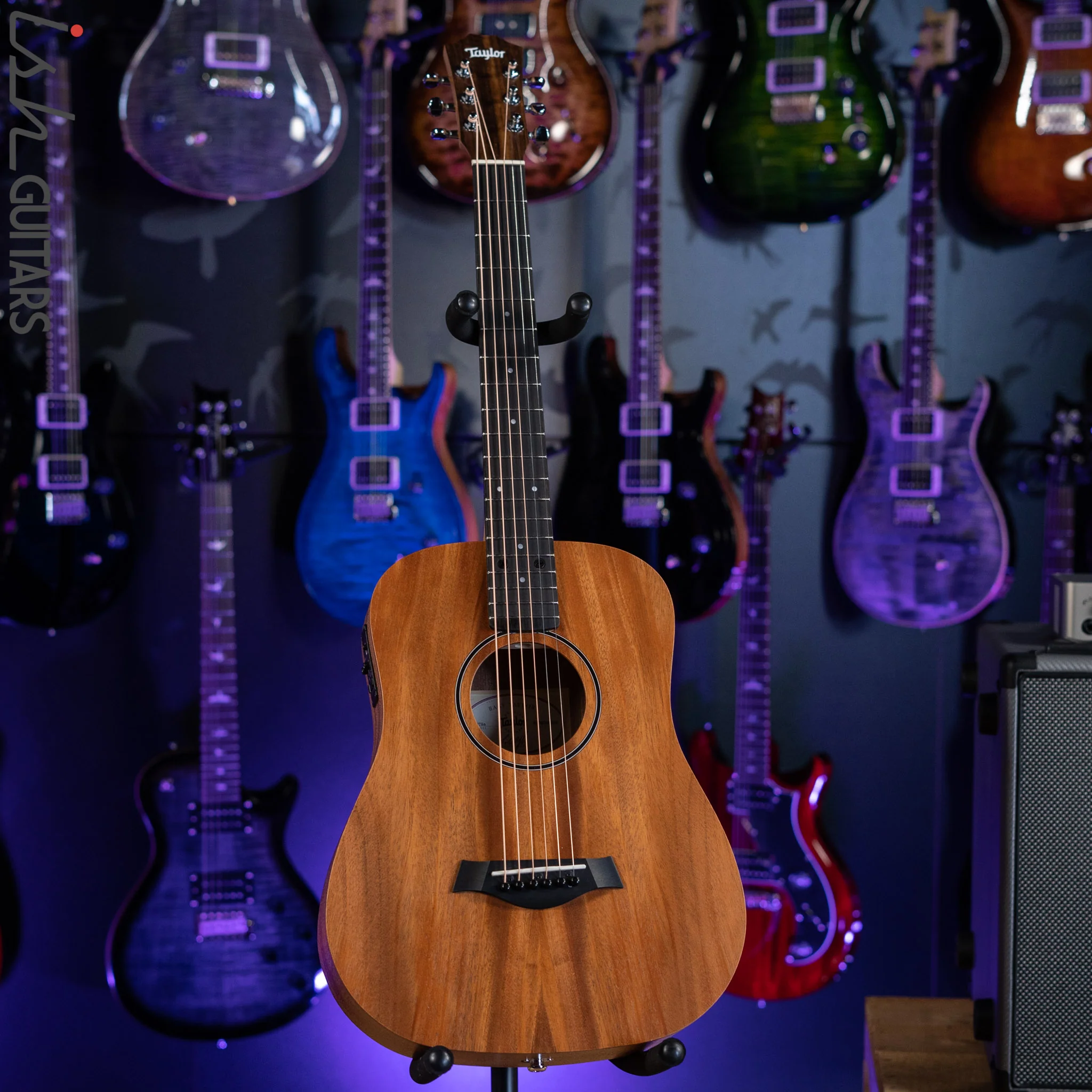 Taylor Baby Mahogany BT2e Acoustic-Electric Guitar Natural - Image 2