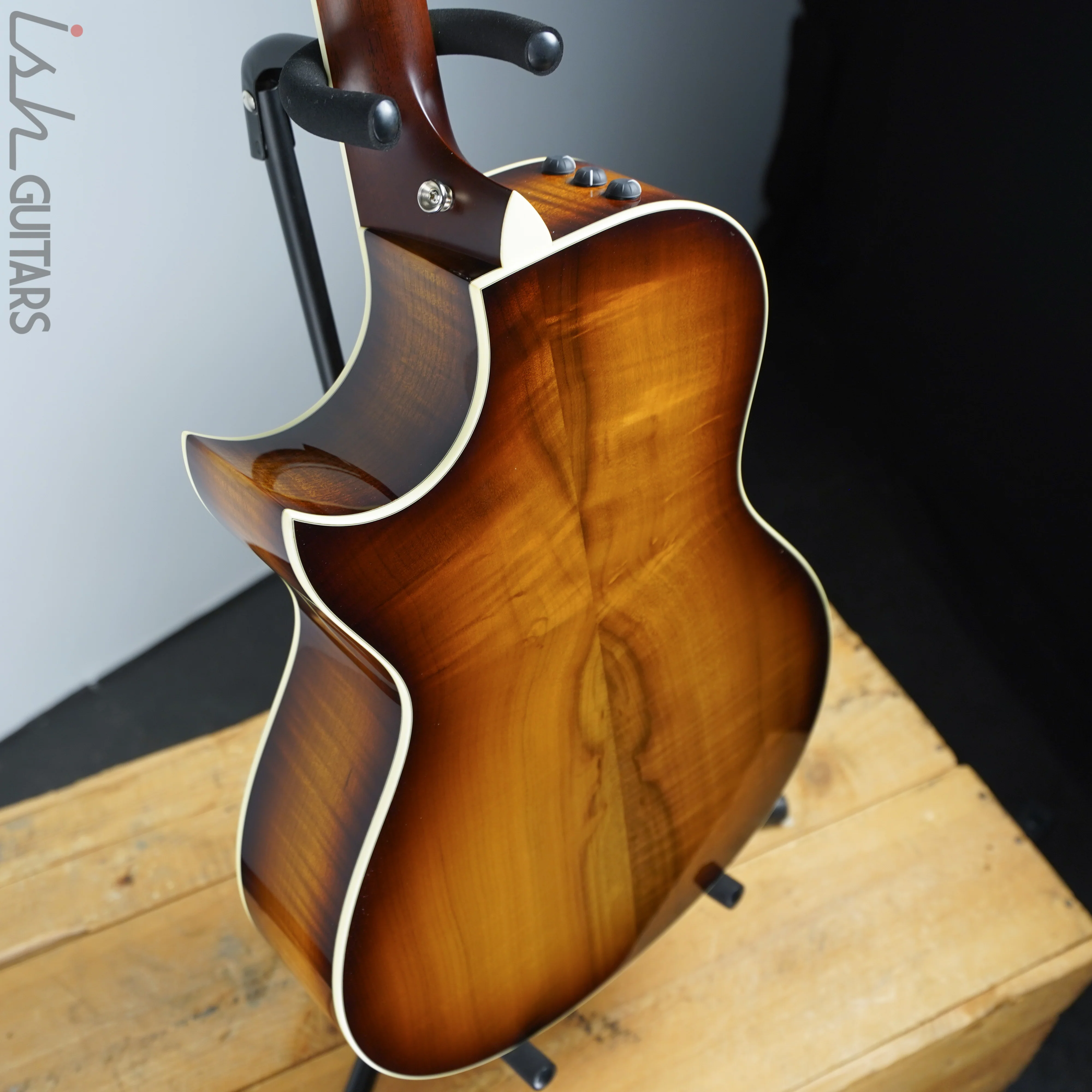 Taylor BTO Custom Shop Grand Concert 12 Fret Florentine Torrefied Spruce Myrtlewood - Image 10