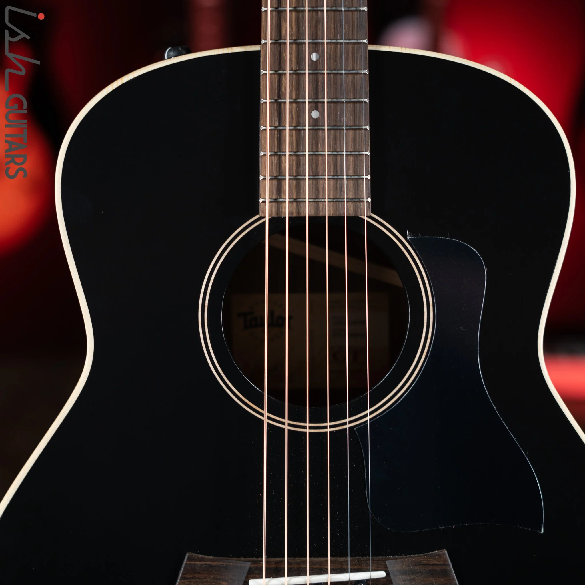 Taylor GTe Grand Theater Acoustic-Electric Guitar Blacktop Demo - Image 3