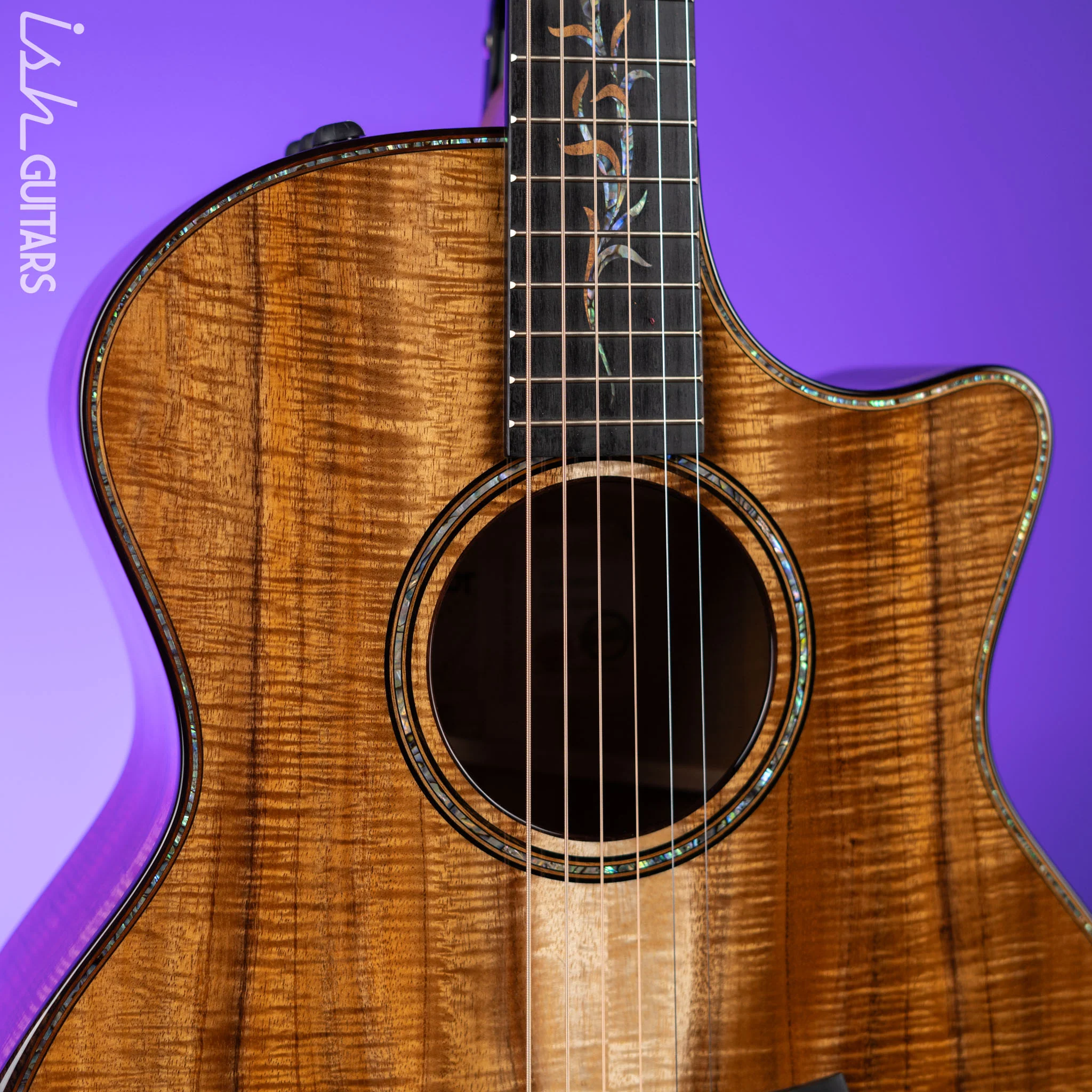 Taylor NAMM 23 Custom #26 Grand Auditorium AA Hawaiian Koa - Image 3