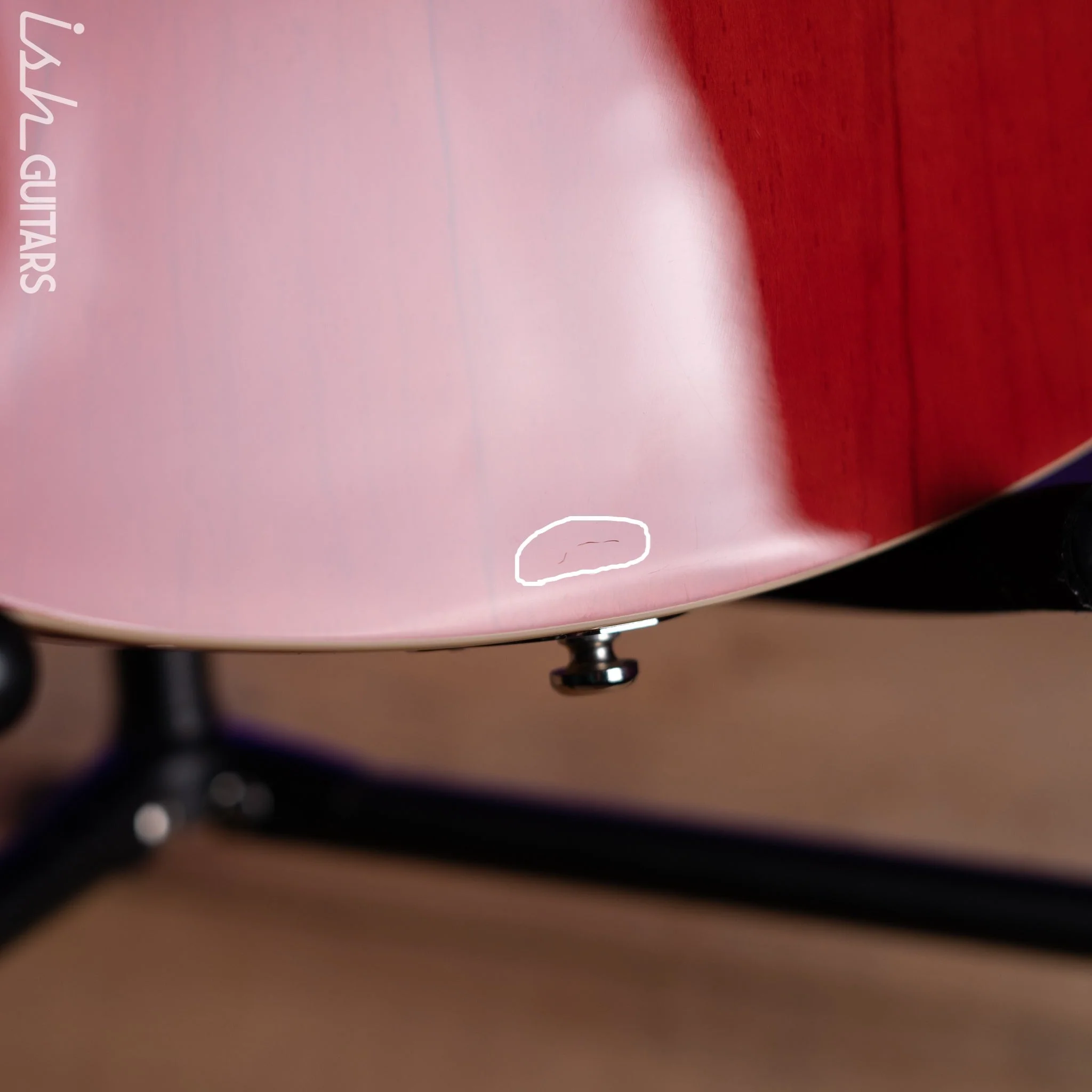 The Loar LH-302T Hollowbody Cherry Burst - Image 11