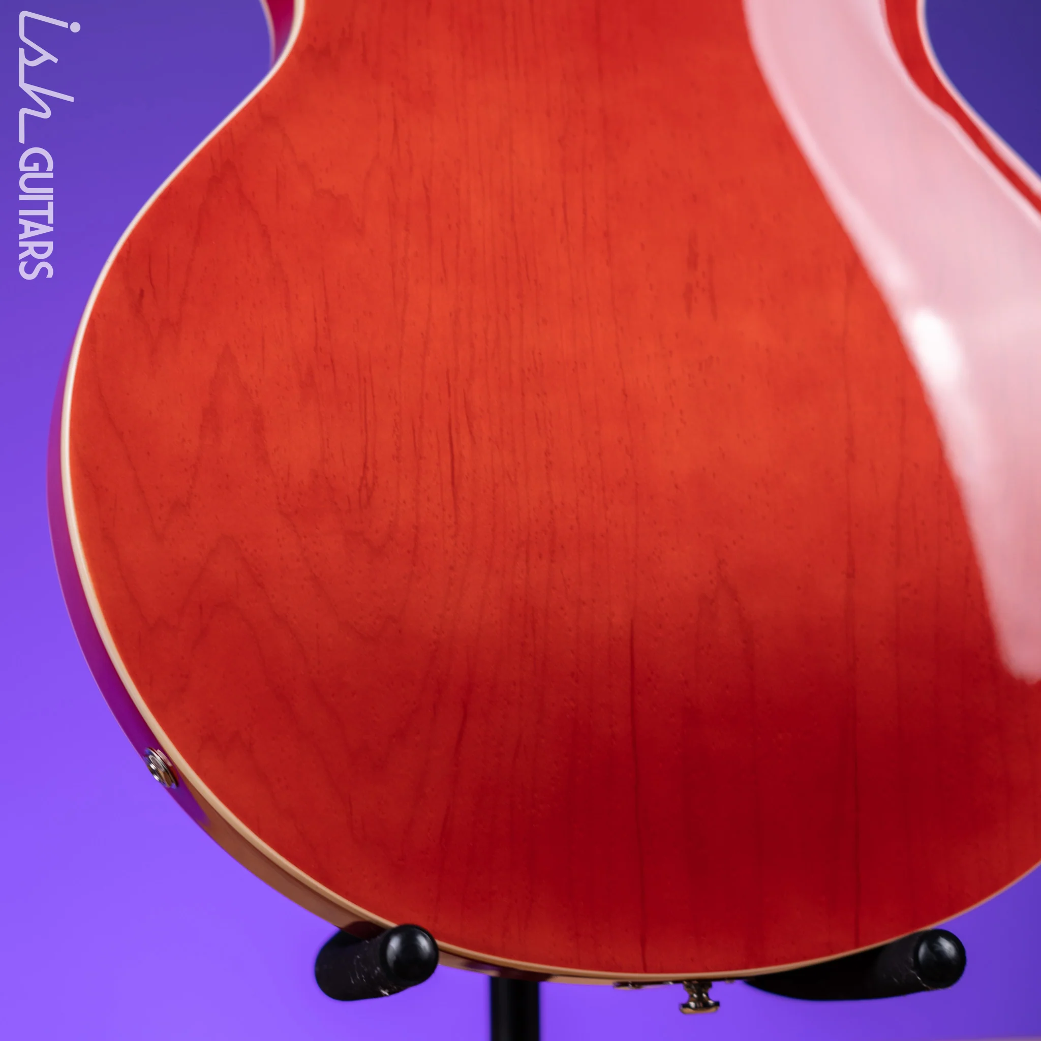 The Loar LH-302T Hollowbody Cherry Burst - Image 9
