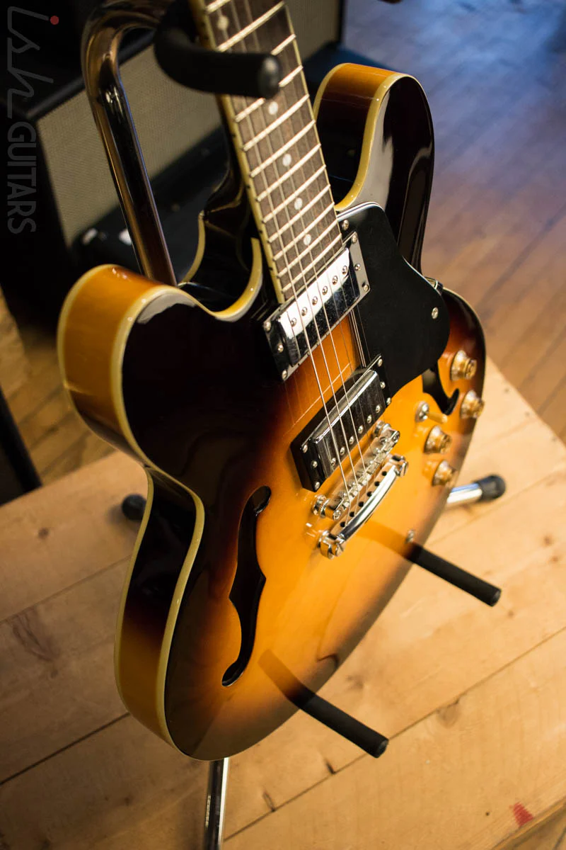 Tokai Korean Premium Series Lacquer Finish ES Guitar Sunburst - Image 8
