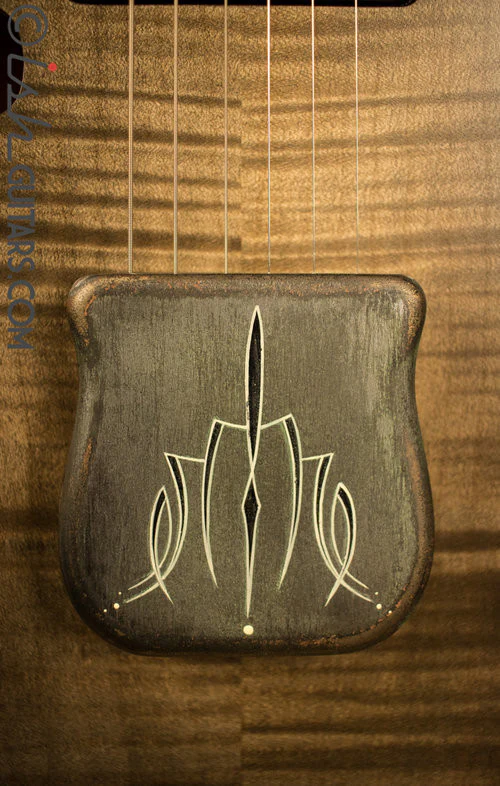 V8 Custom Guitars BarnKaster w/ Case - Image 6