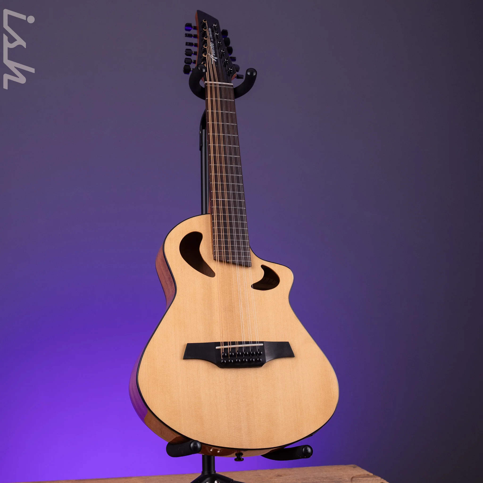 Veillette Avante Gryphon 12-String Acoustic Guitar Natural - Image 2