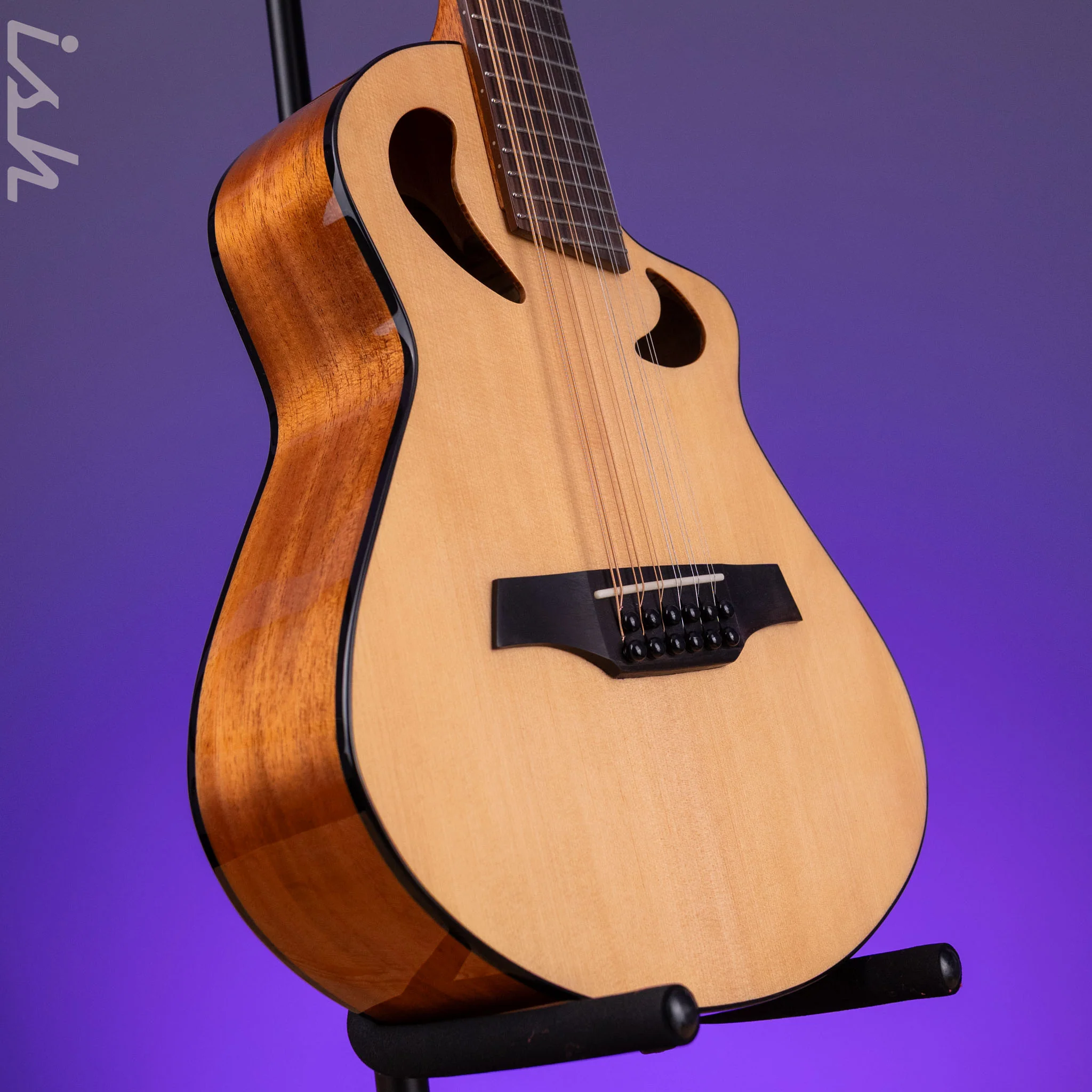 Veillette Avante Gryphon 12-String Acoustic Guitar Natural - Image 3