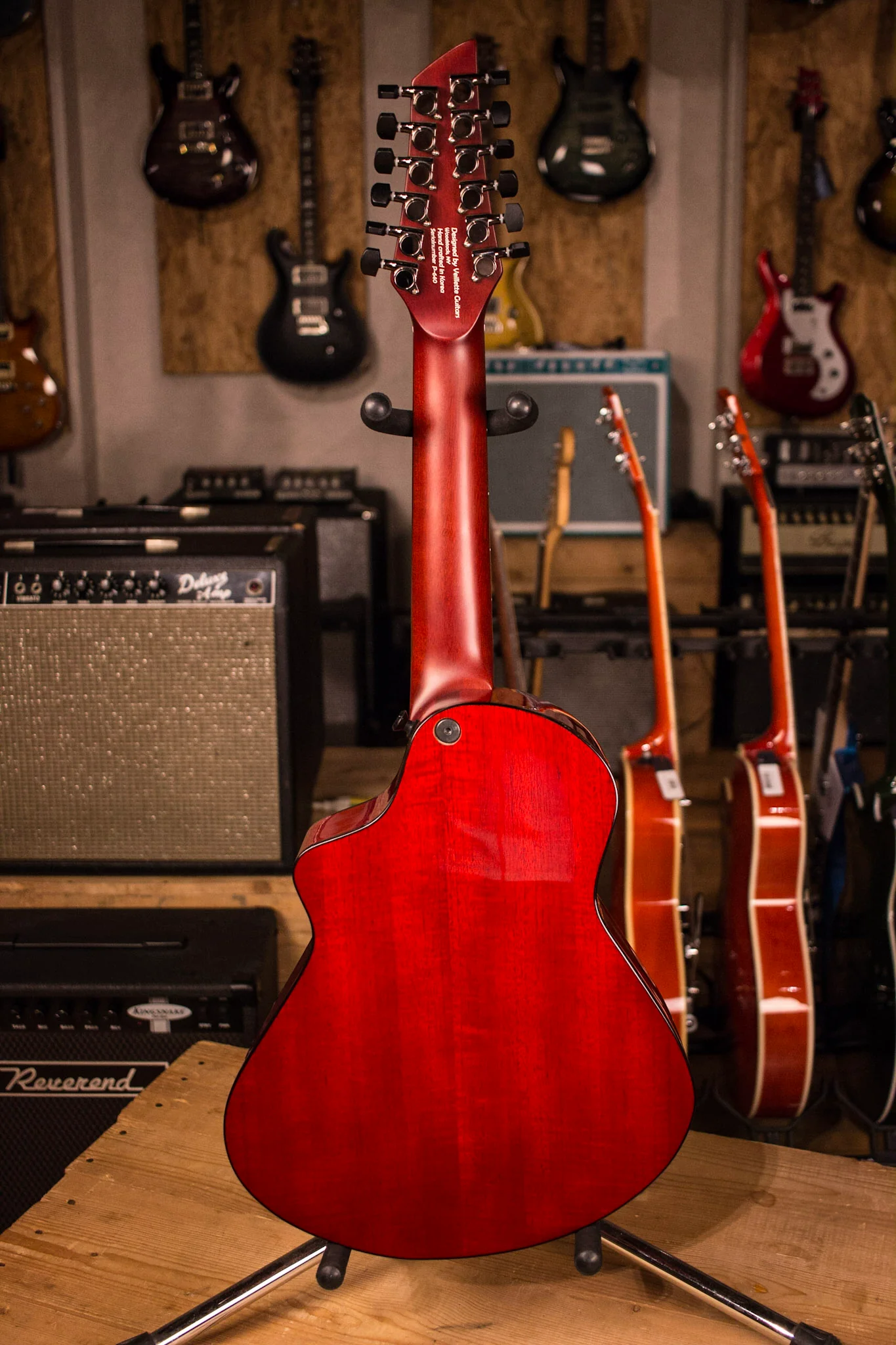 Used Veillette Avante Gyphon Acoustic Electric 12 String Guitar - Image 9