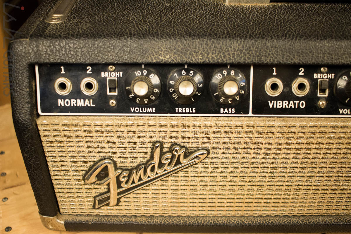 1965-1966 Vintage Fender Bandmaster Head Blackface - Image 3