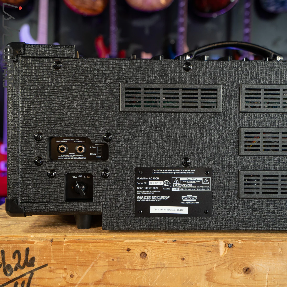 Vox AC30CH 30W Custom Head Tube Amplifier Demo - Image 3
