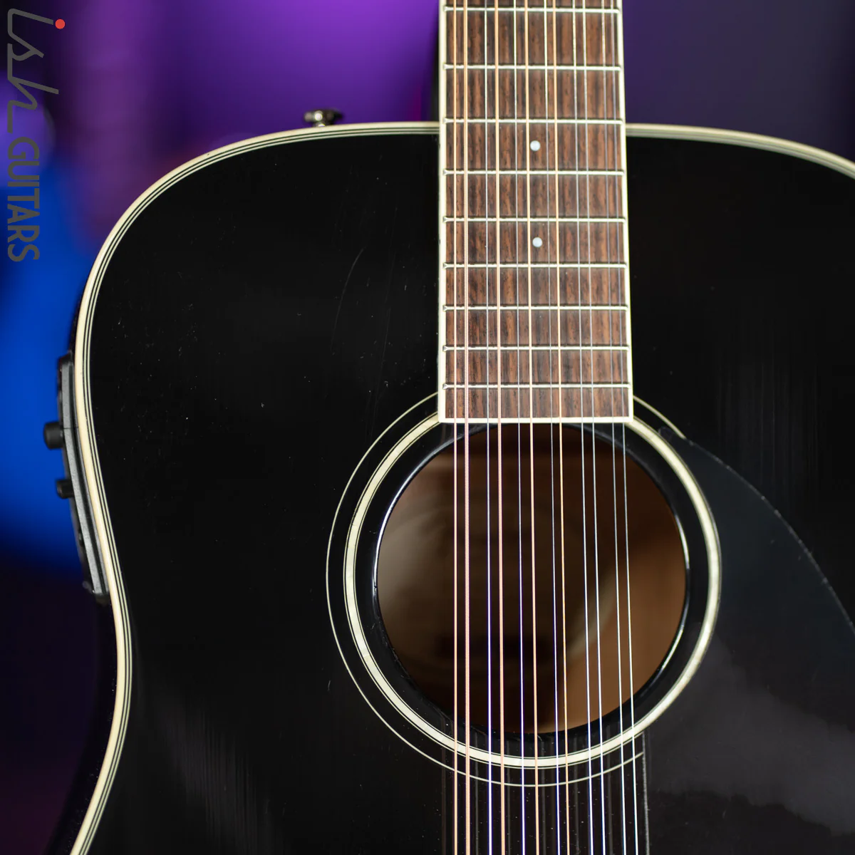 Fender CD-160SE 12 String Dreadnought Acoustic Guitar Black - Image 3