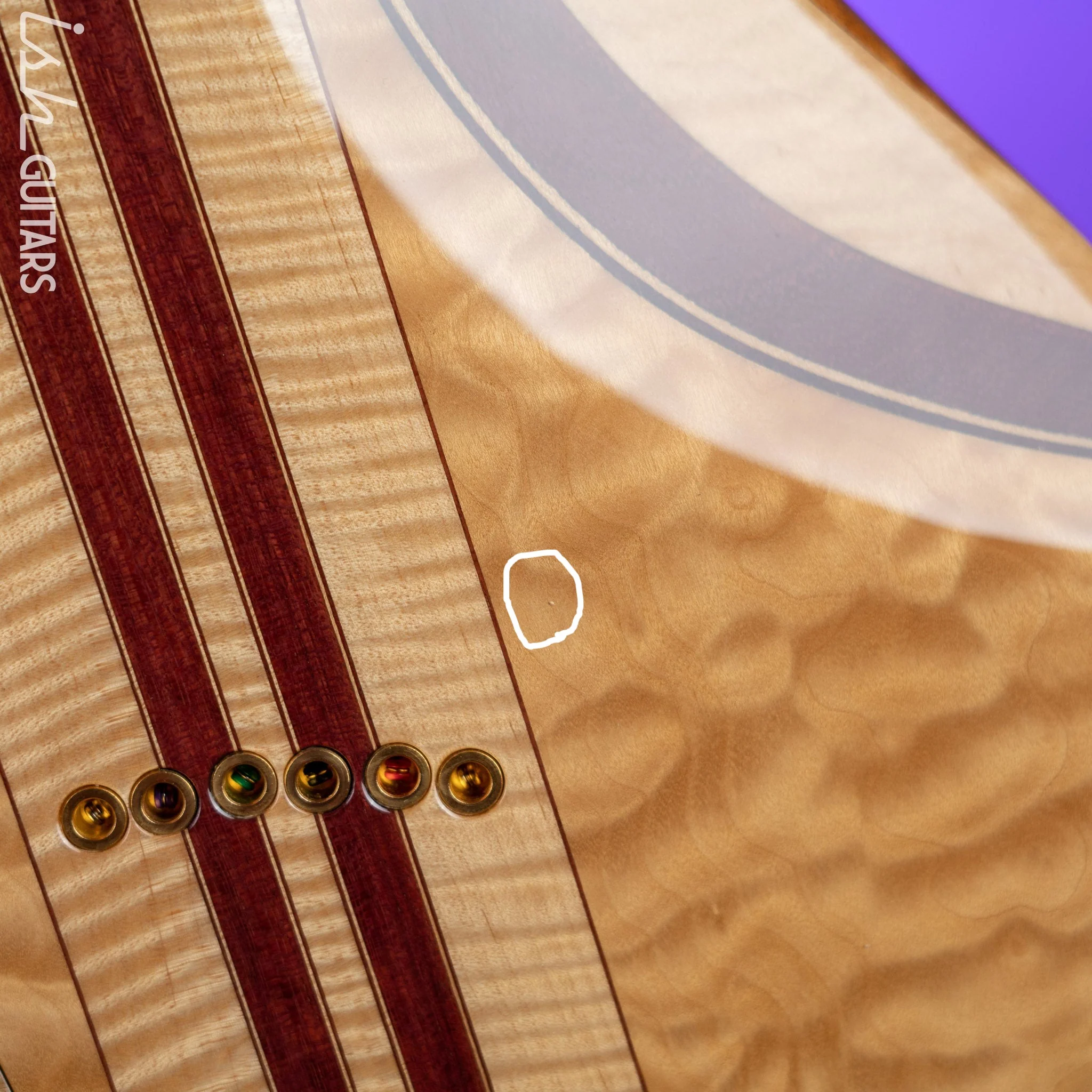 Warrior Instruments Dran Michael Design "The King's Closet" Natural Gloss - Image 12