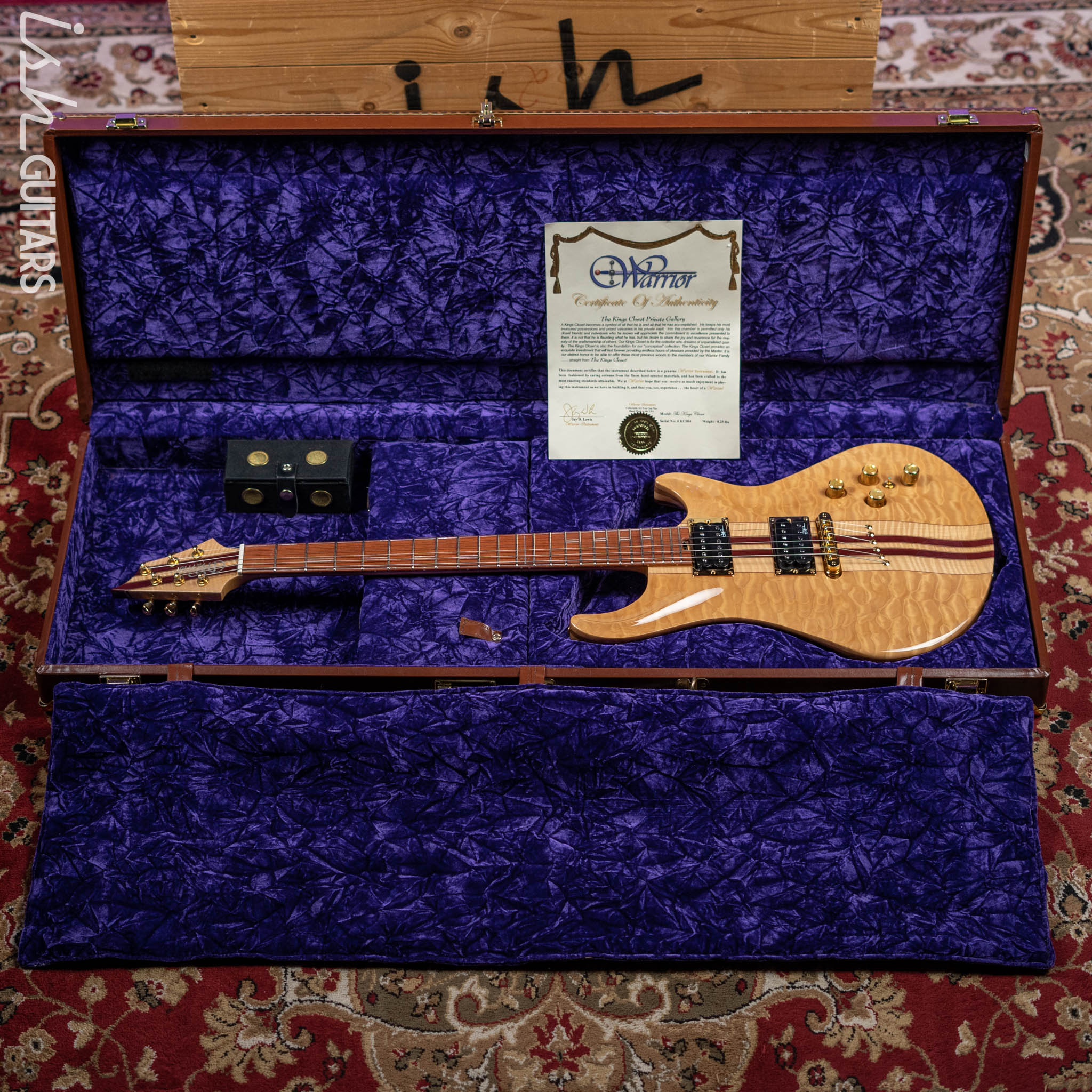 Warrior Instruments Dran Michael Design "The King's Closet" Natural Gloss - Image 14