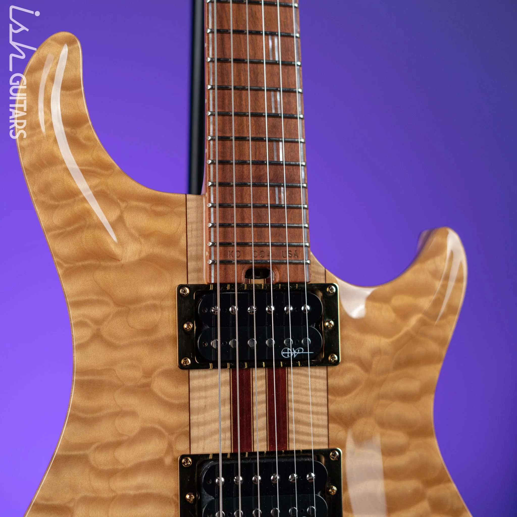 Warrior Instruments Dran Michael Design "The King's Closet" Natural Gloss - Image 3